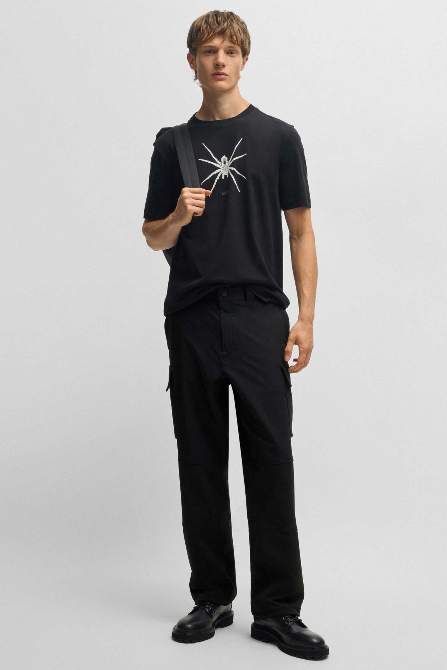 Мужские черные карго BOSS 50534054;001