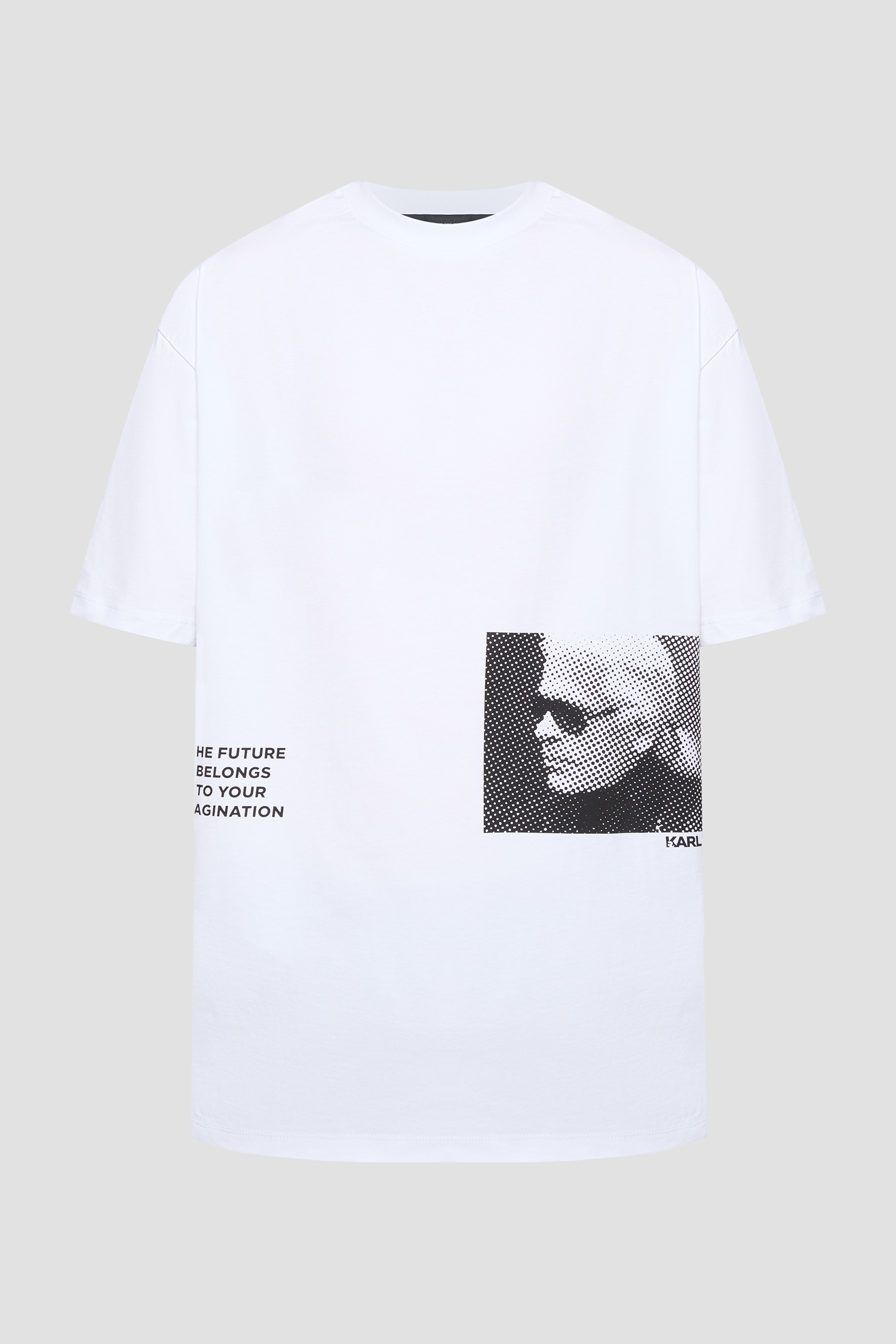 Чоловіча біла футболка Karl Lagerfeld 551225.755290;10