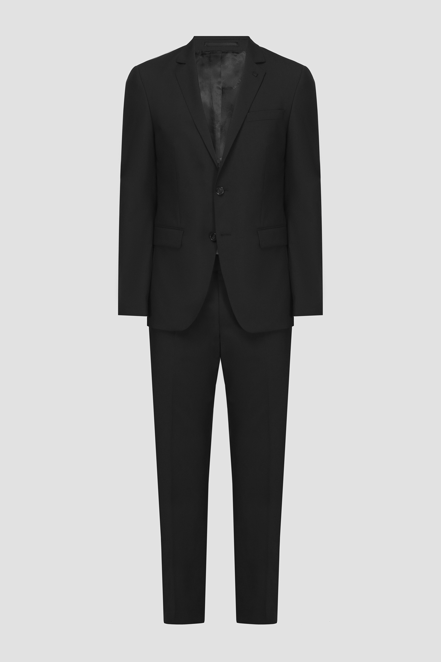 Чоловічий чорний вовняний костюм (піджак, брюки) Karl Lagerfeld 500099.155200К;990