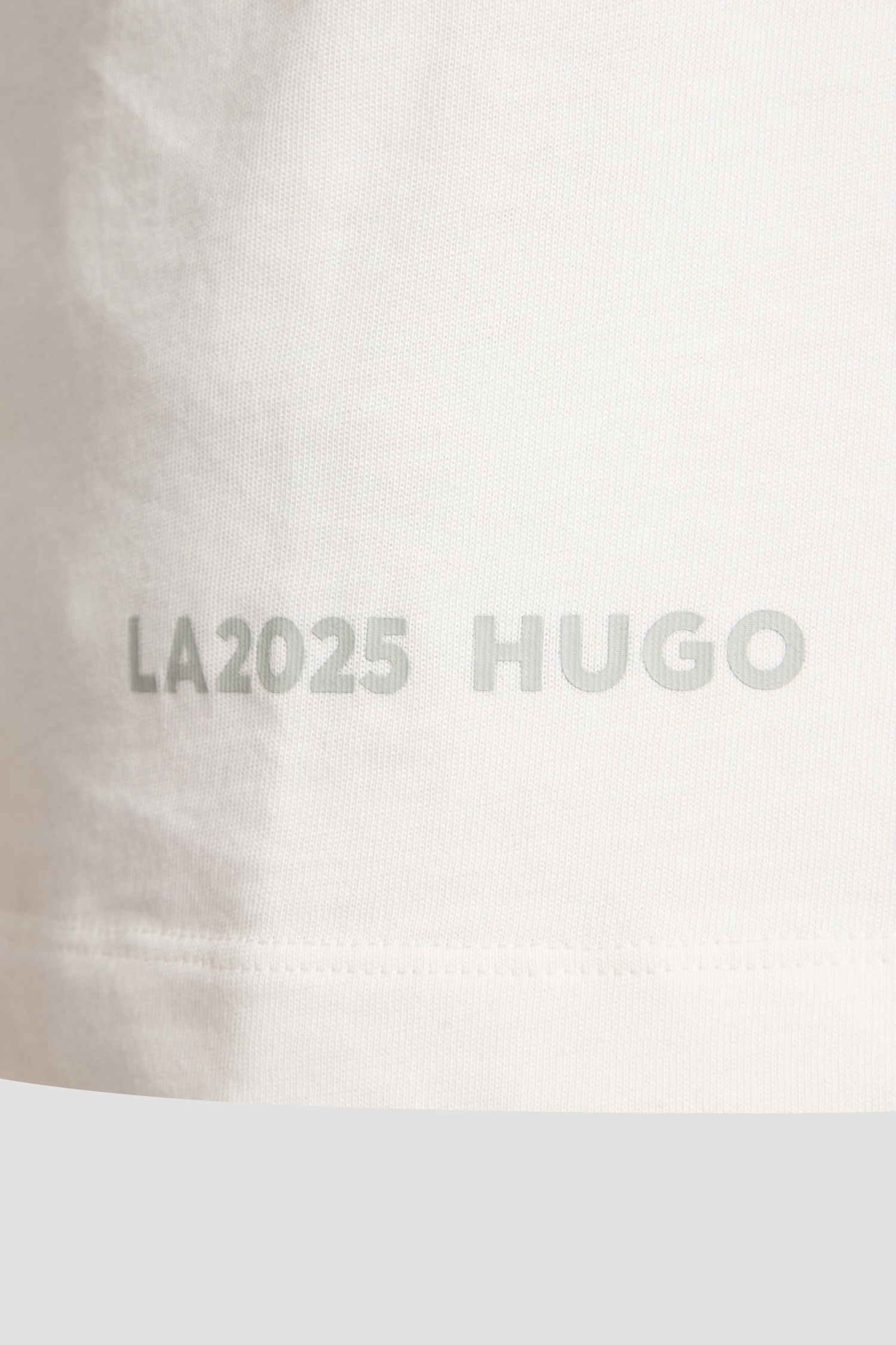 Мужская белая футболка HUGO 50538955;102