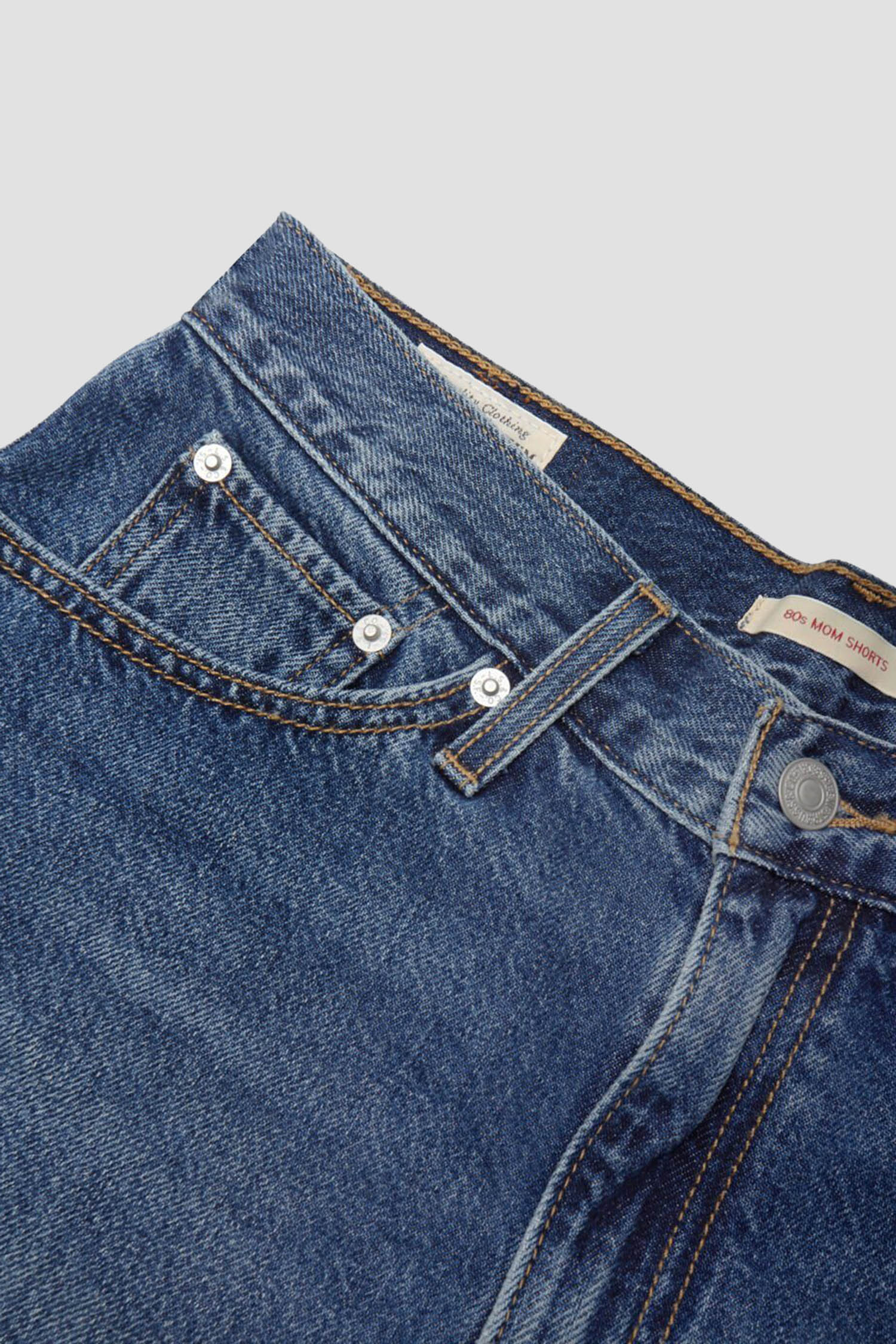 Женские синие джинсовые шорты 80's Mom Levi’s® A4695;0003