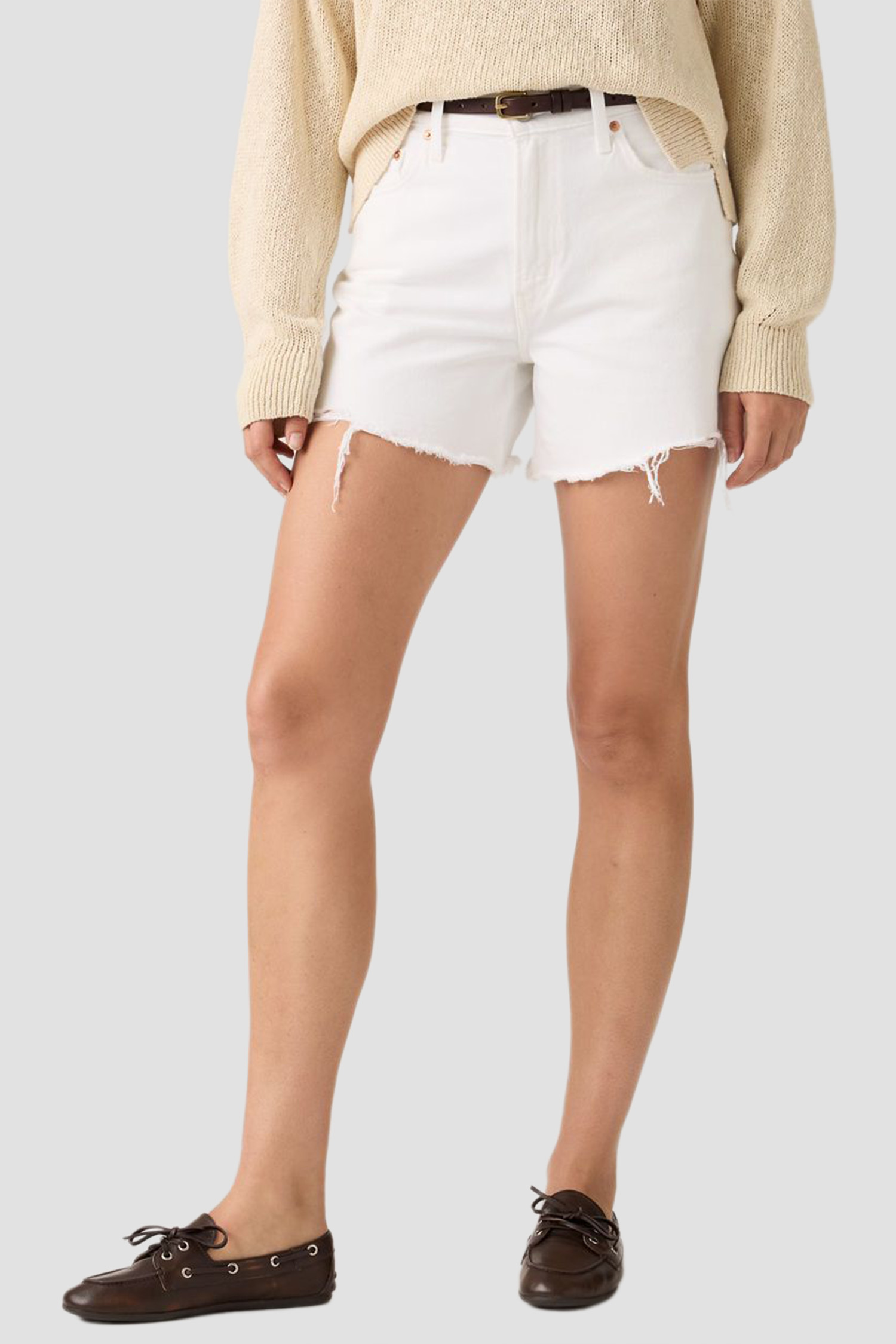 Жіночі білі джинсові шорти Levi’s® 005DS;0007