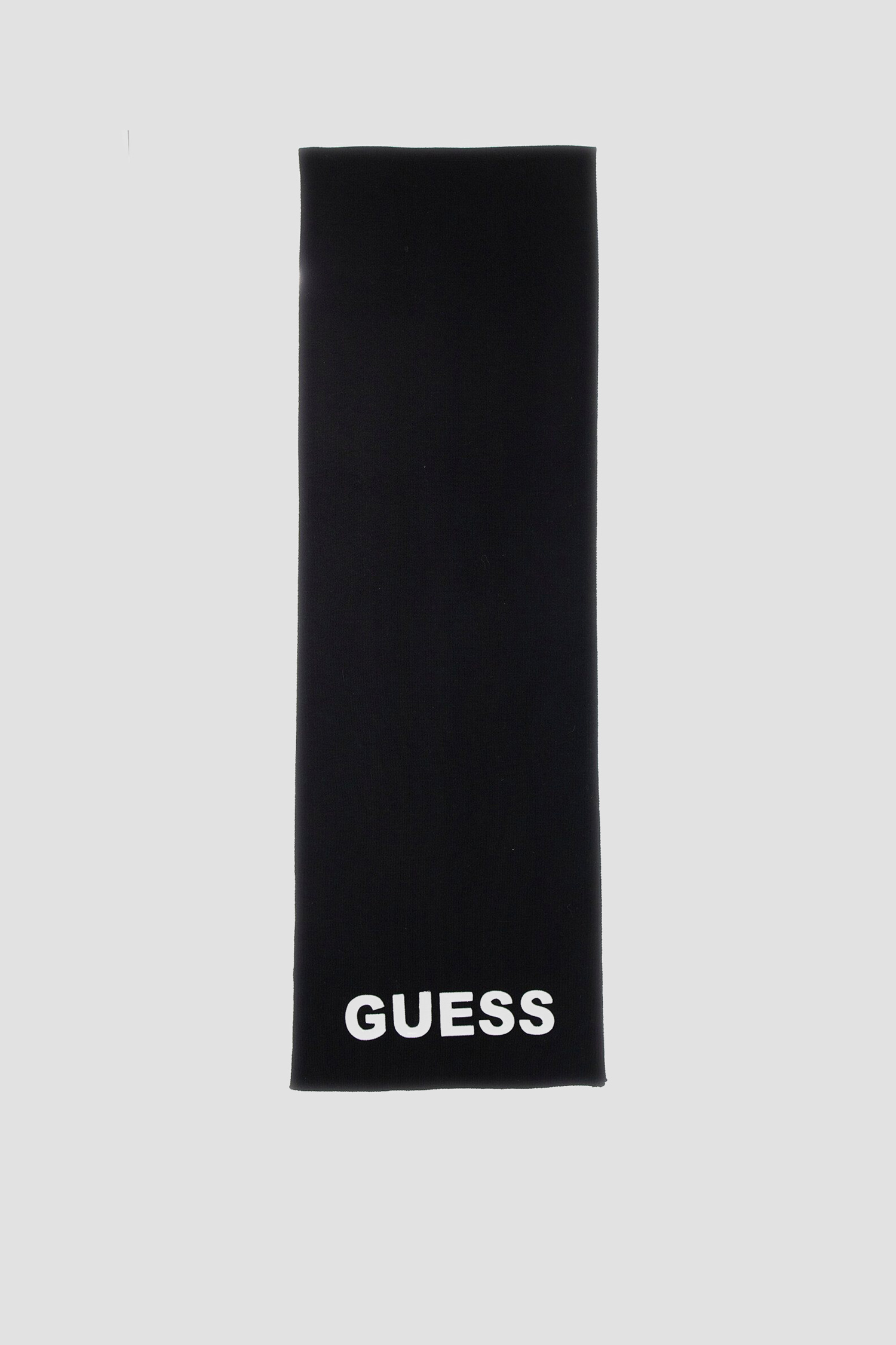 Мужской черный шерстяной шарф Guess AM9336.POL03;BKW