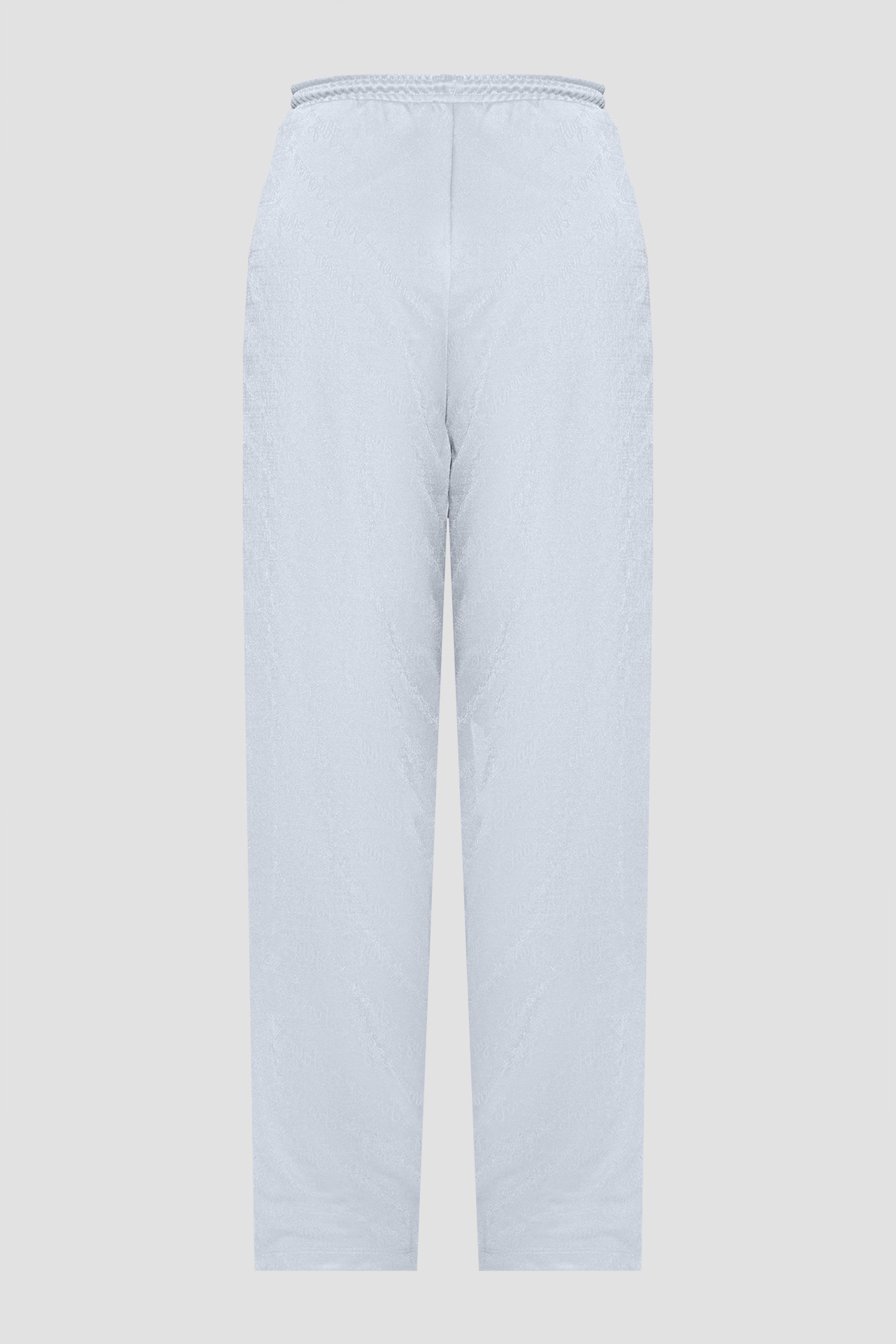 Женские серебристые брюки с узором HUGO BLUE 50546957;998