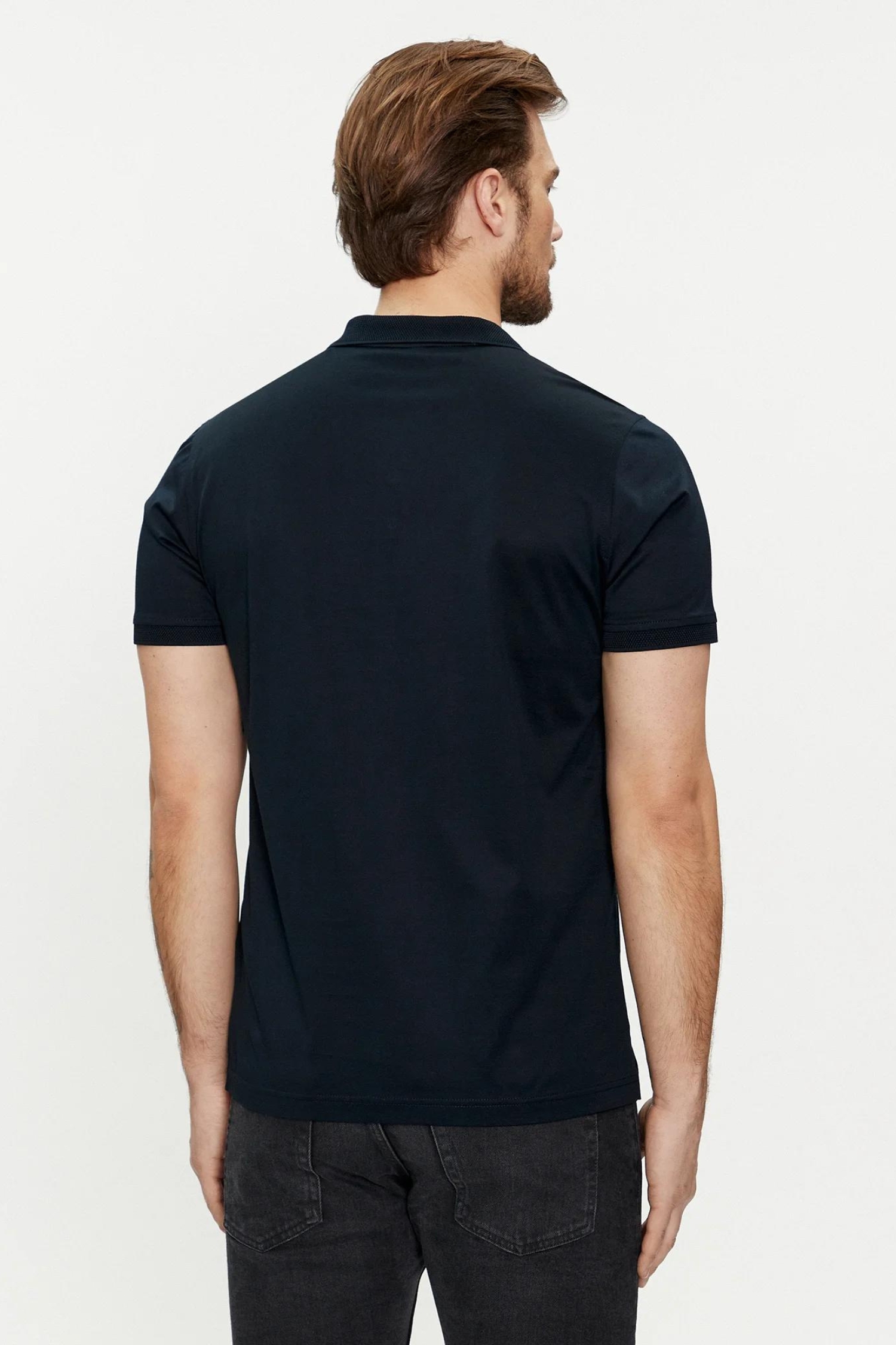 Мужское темно-синее поло Karl Lagerfeld 542200.745000;690