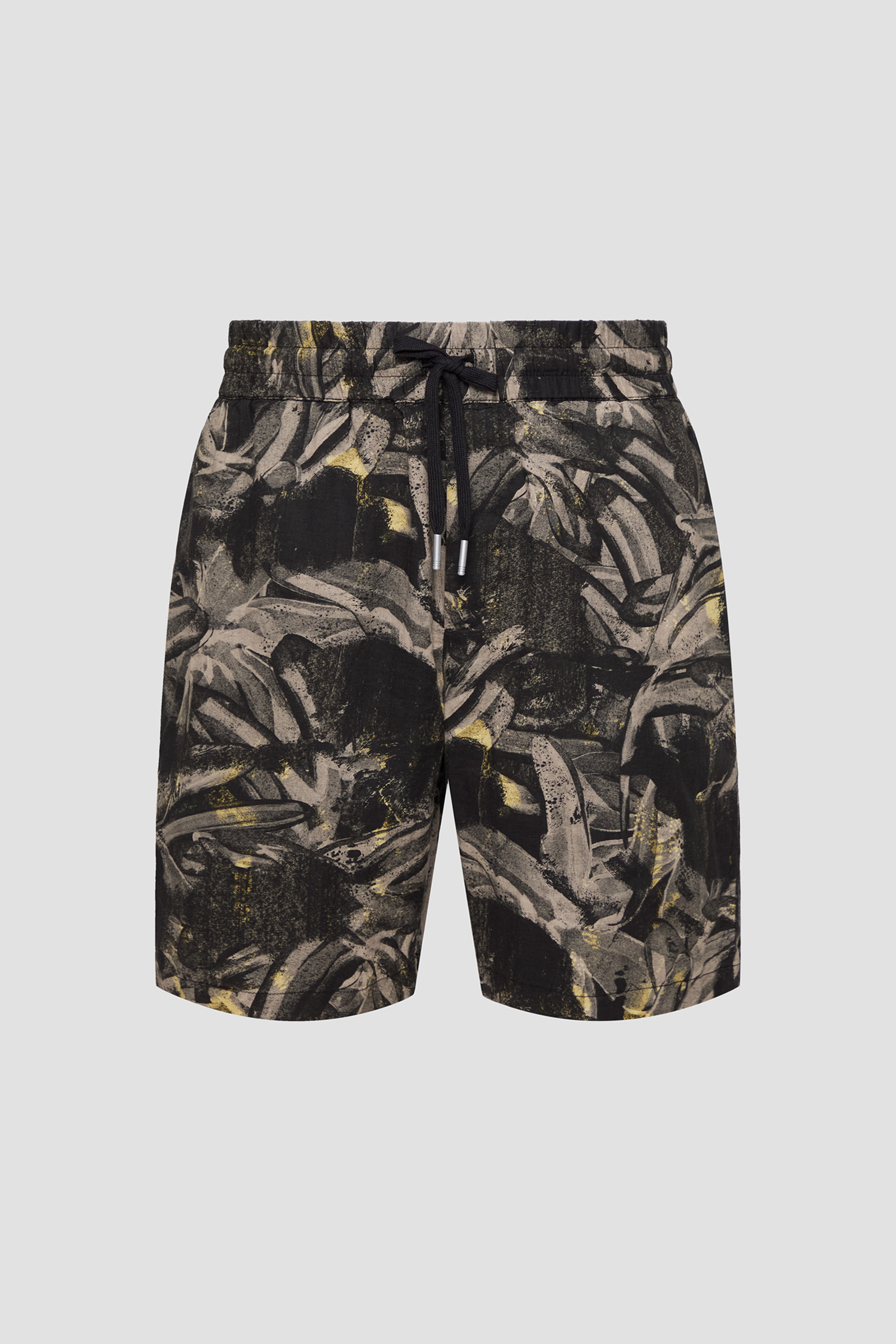 Мужские черные шорты с узором Antony Morato MMSH00222.FA430638;9000