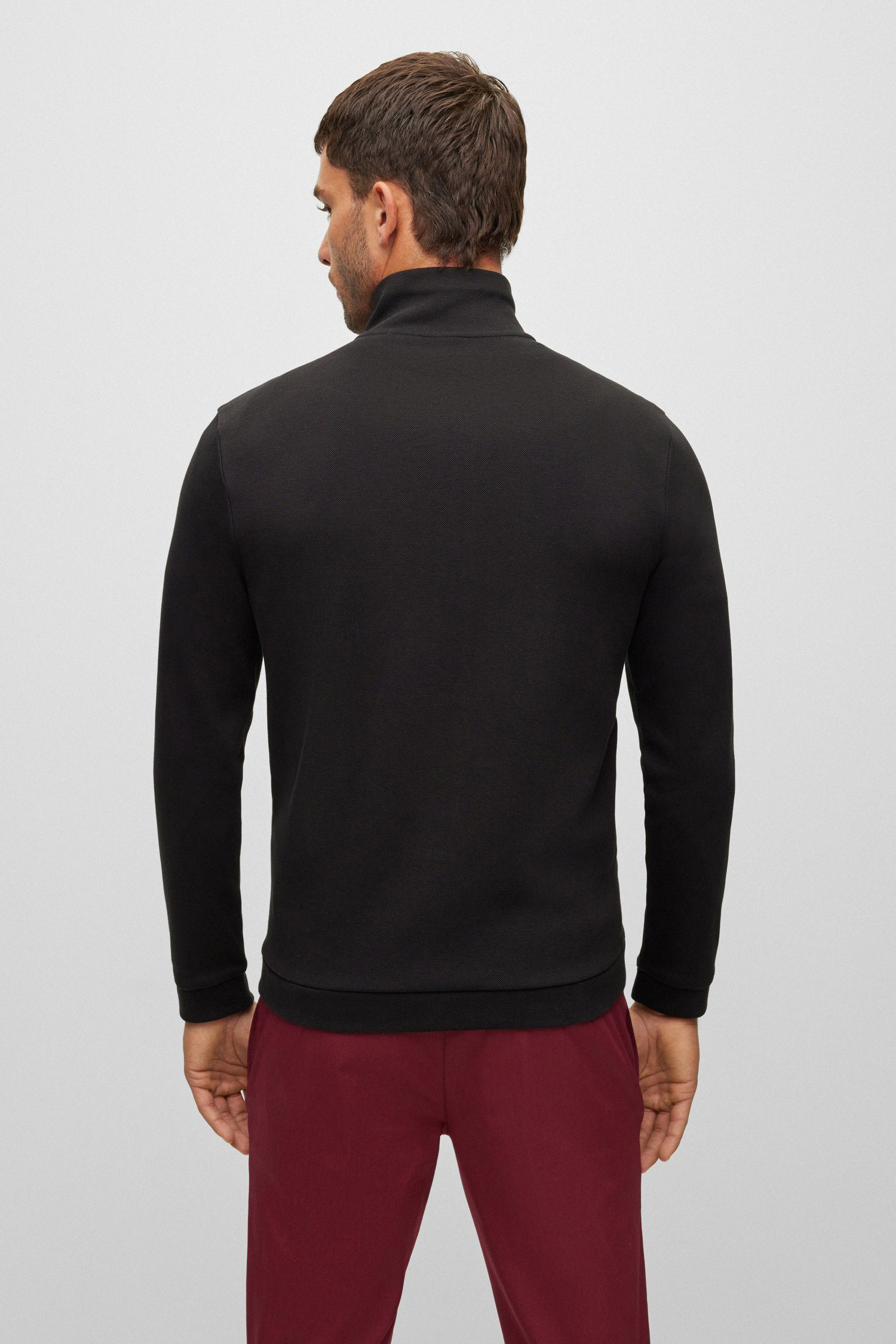 Мужская черная спортивная кофта BOSS 50469097;001