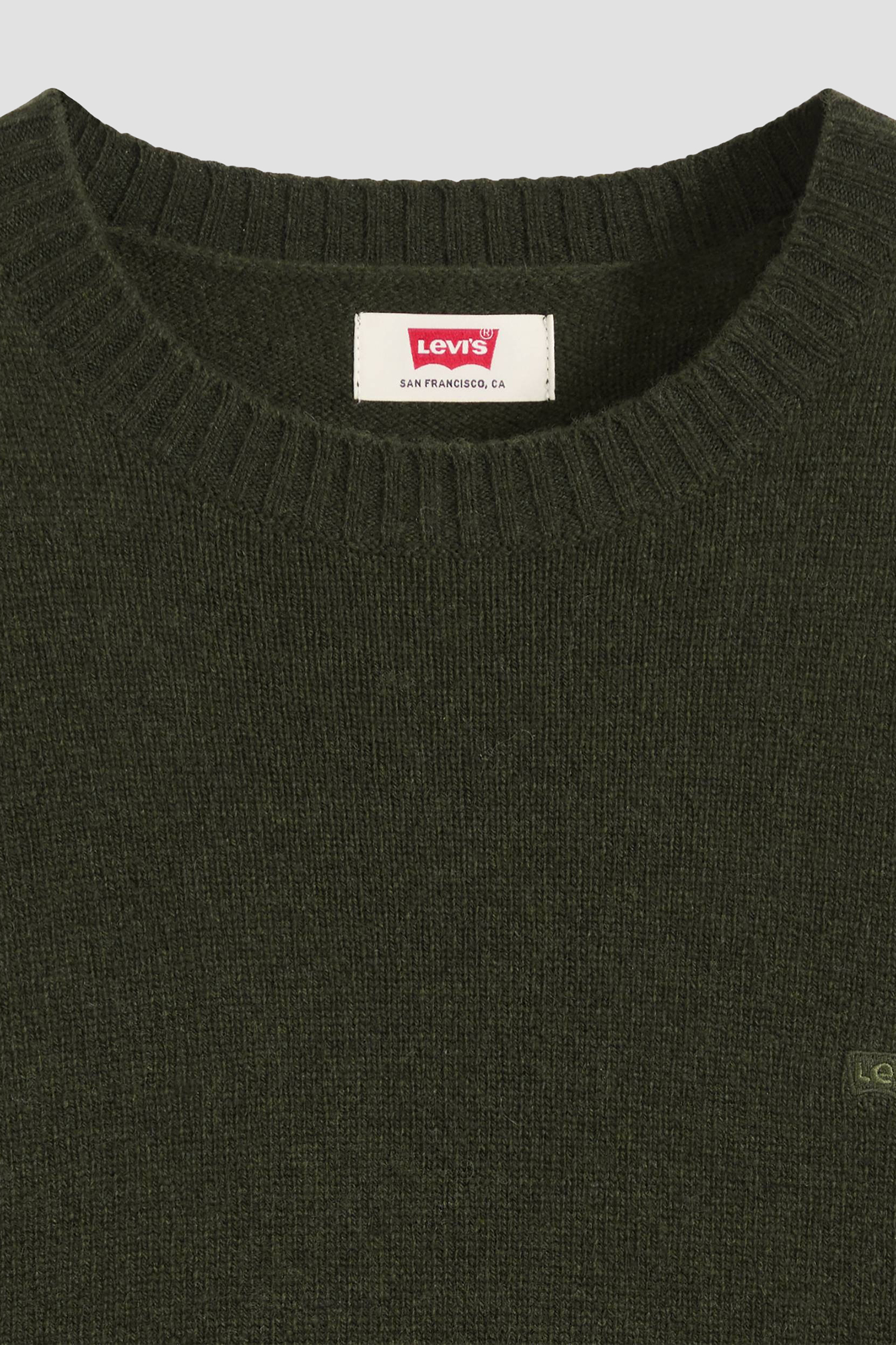 Мужской темно-зеленый шерстяной джемпер Levi’s® A4320;0031