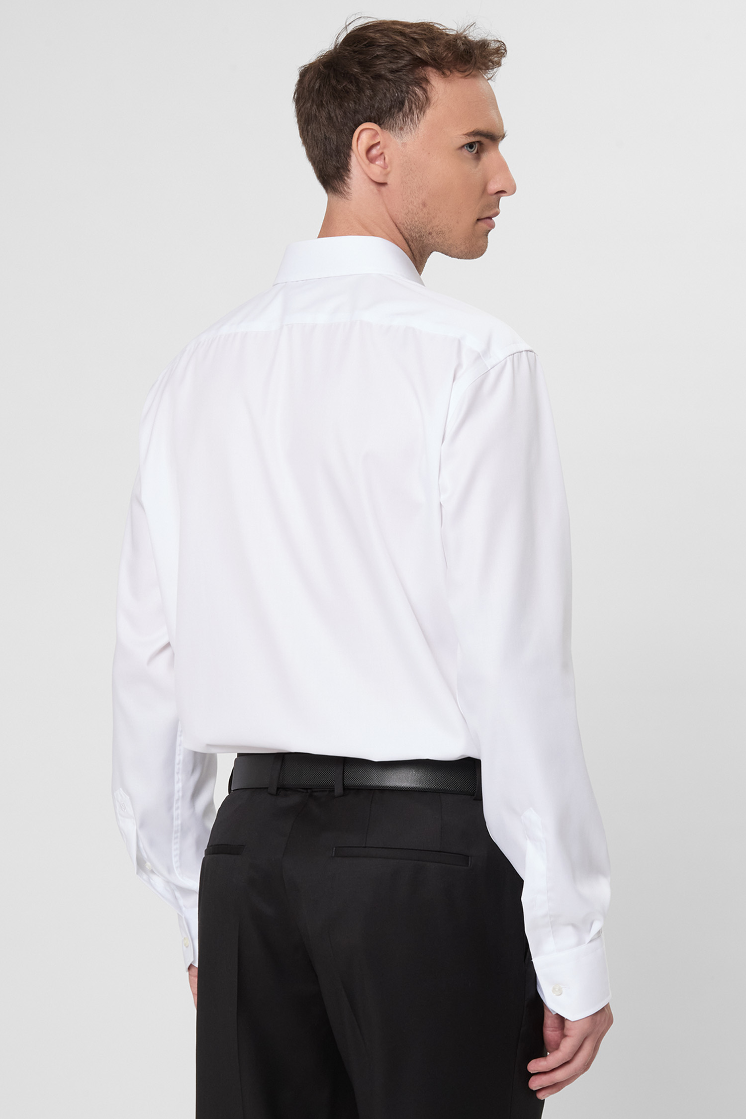 Мужская белая рубашка BOSS 50548789;100