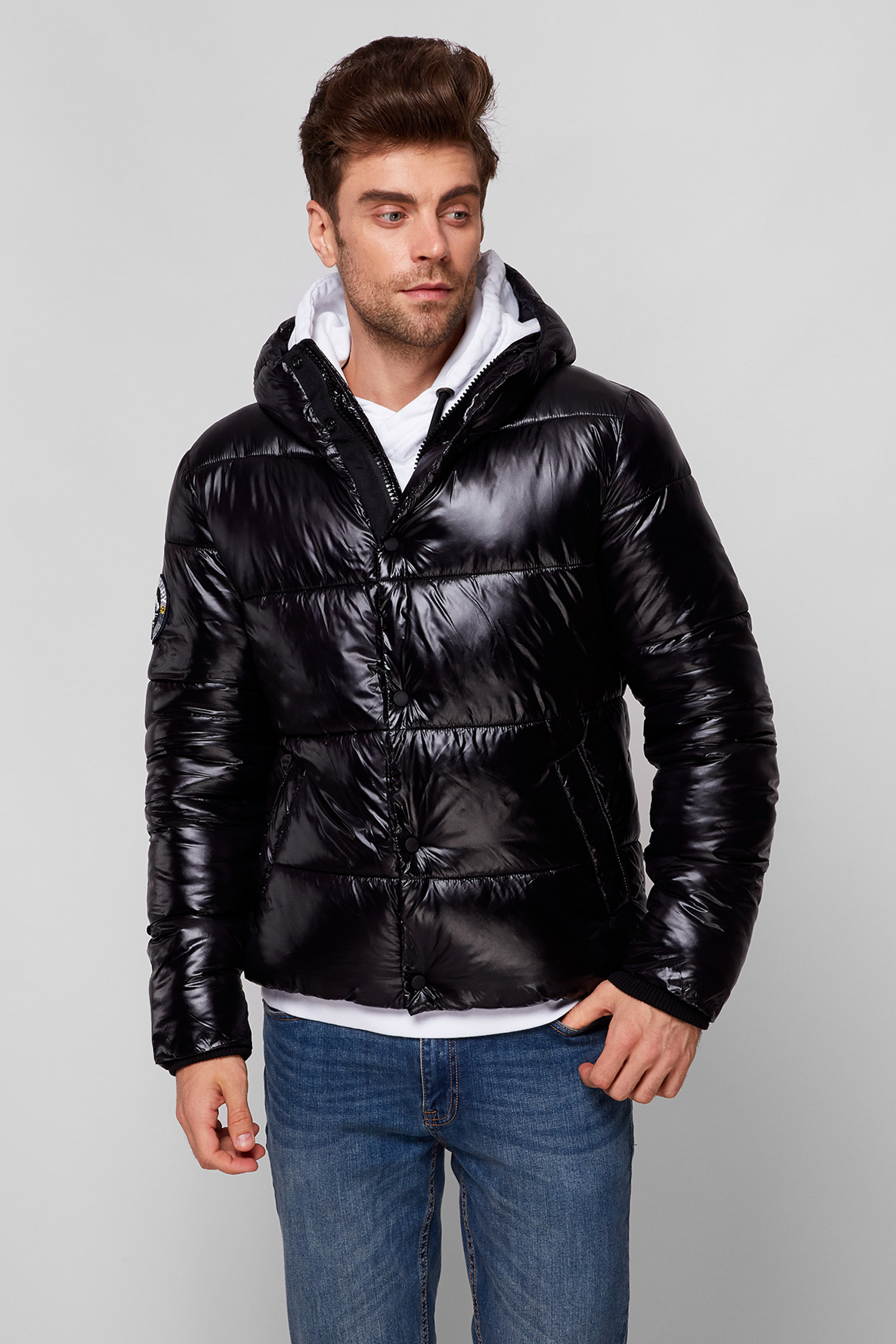 Мужская черная куртка SuperDry M5010189A;02A — Ultrashop