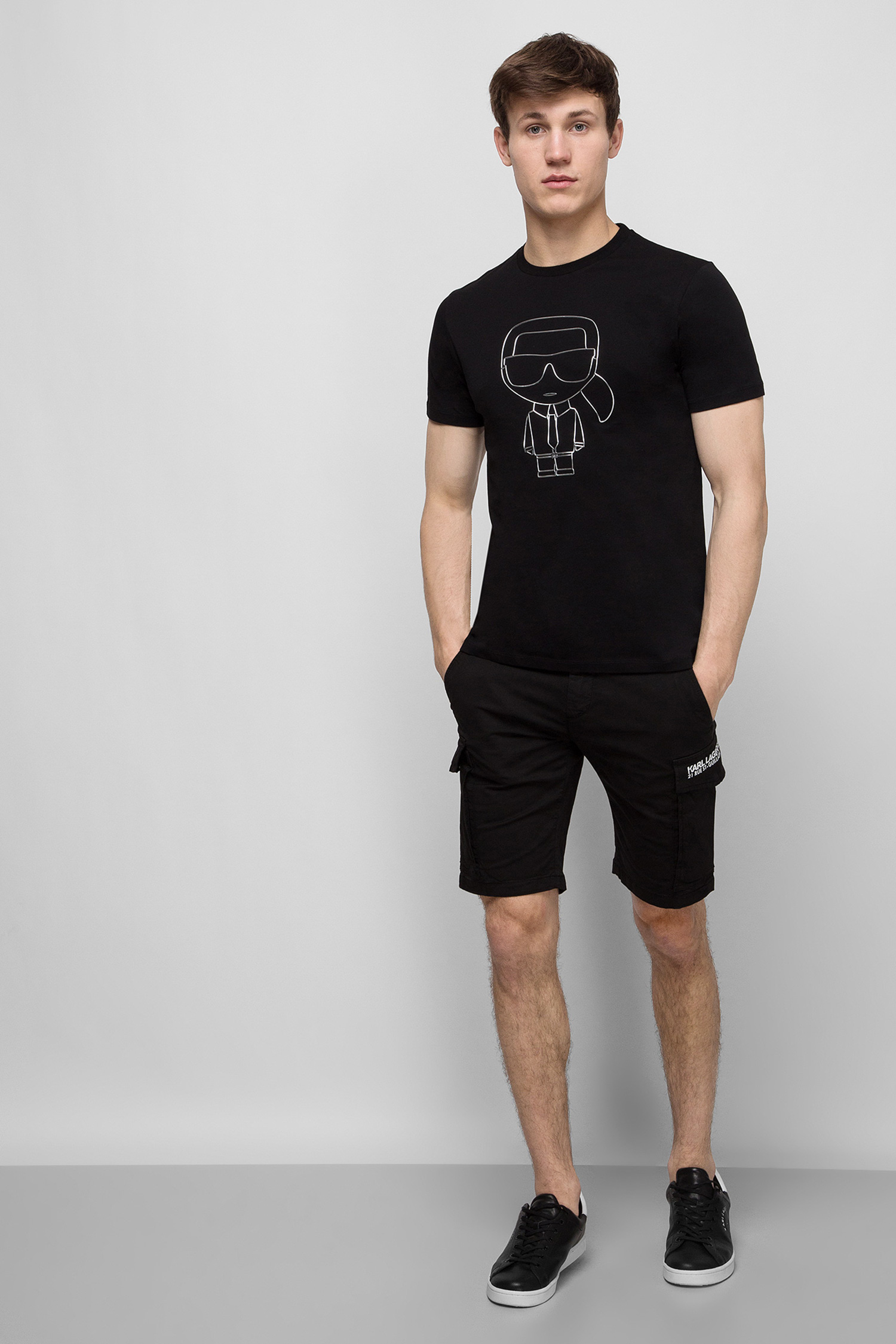 Мужская черная футболка Karl Lagerfeld 501220.755051;990