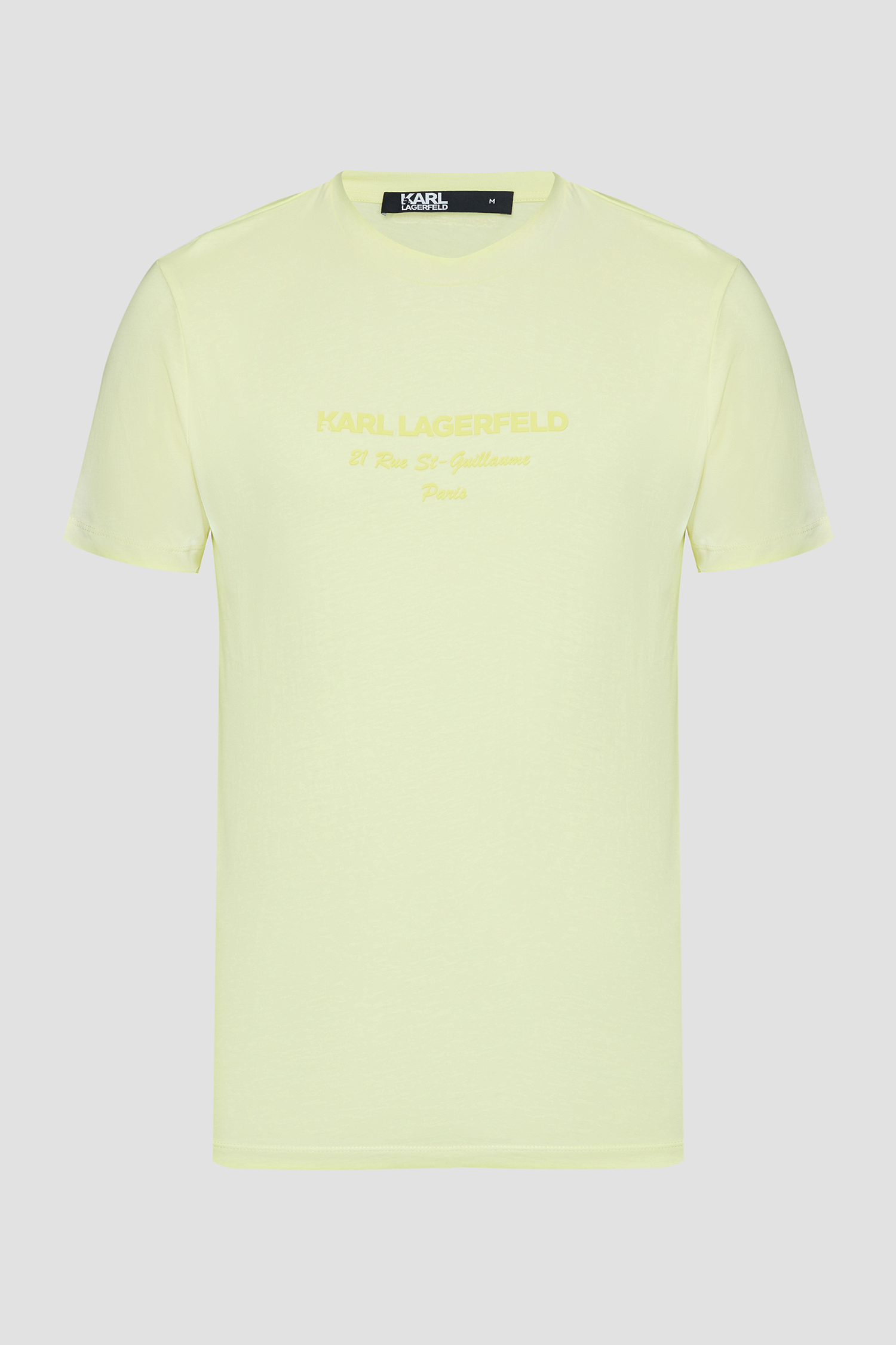 Чоловіча жовта футболка Karl Lagerfeld 532224.755035;100