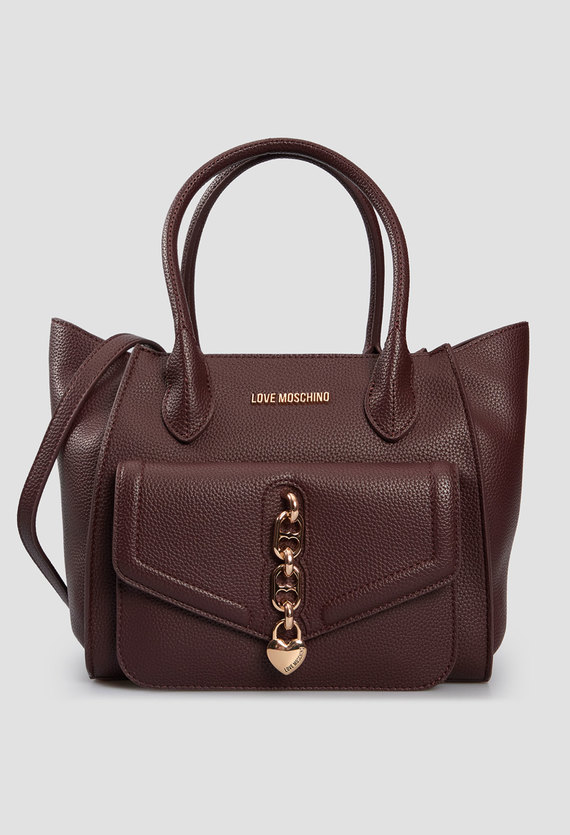 Женская коричневая сумка Moschino JC4387PP0L.KU0;301 — Ultrashop