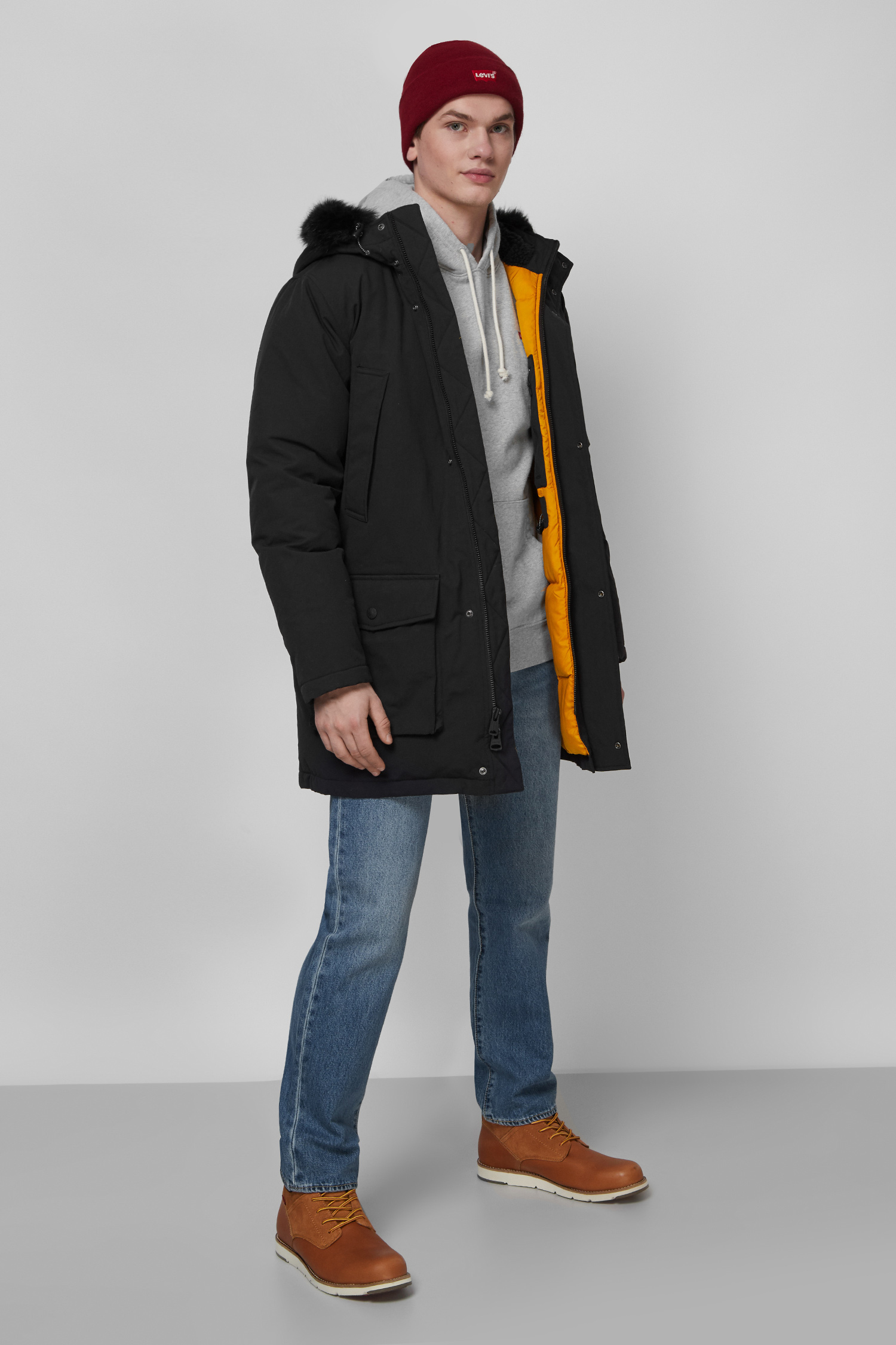 Серое худи для парней Levi’s® 34581;0000