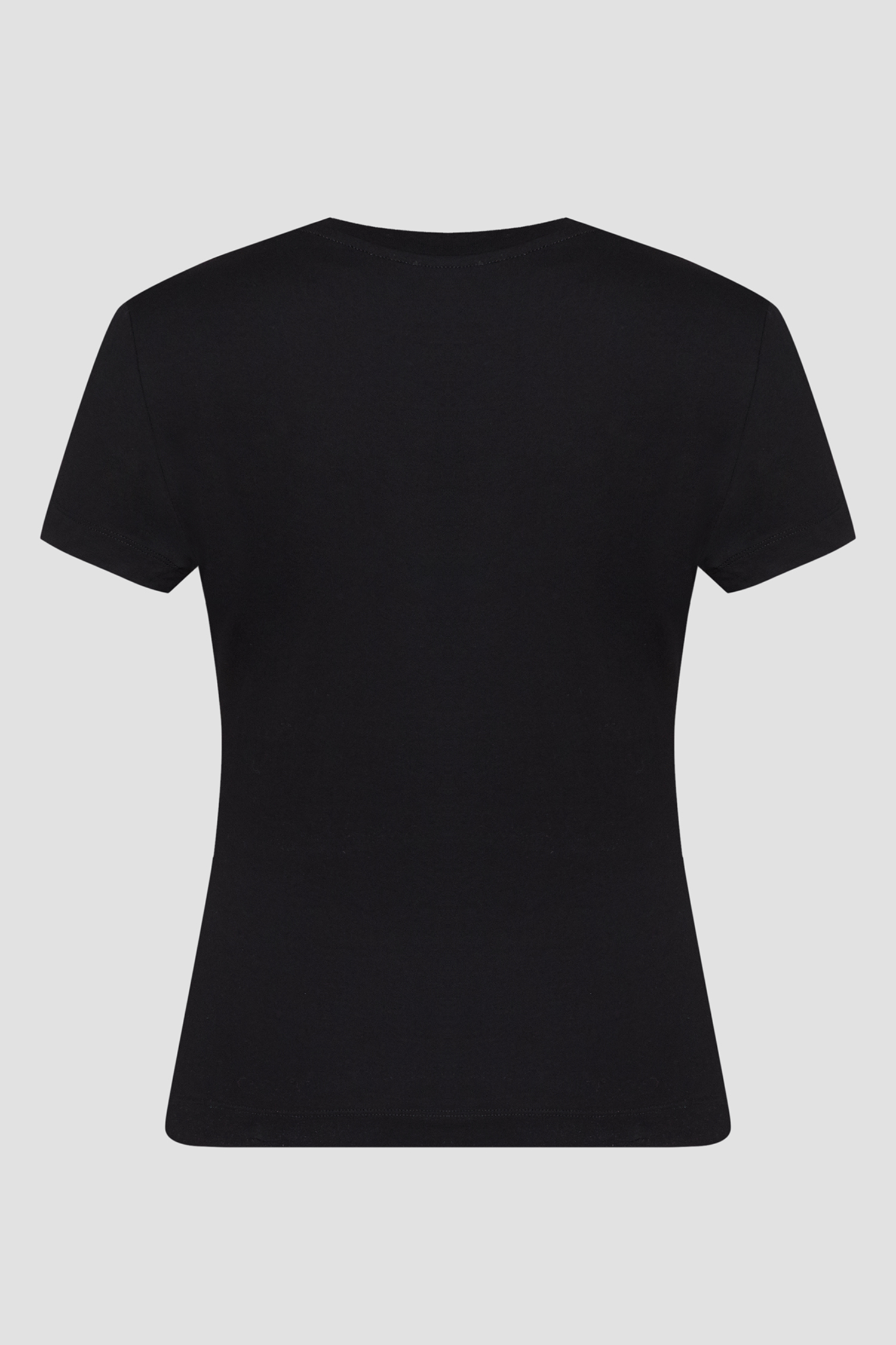 Женская черная футболка Moschino J0707.3762;3555