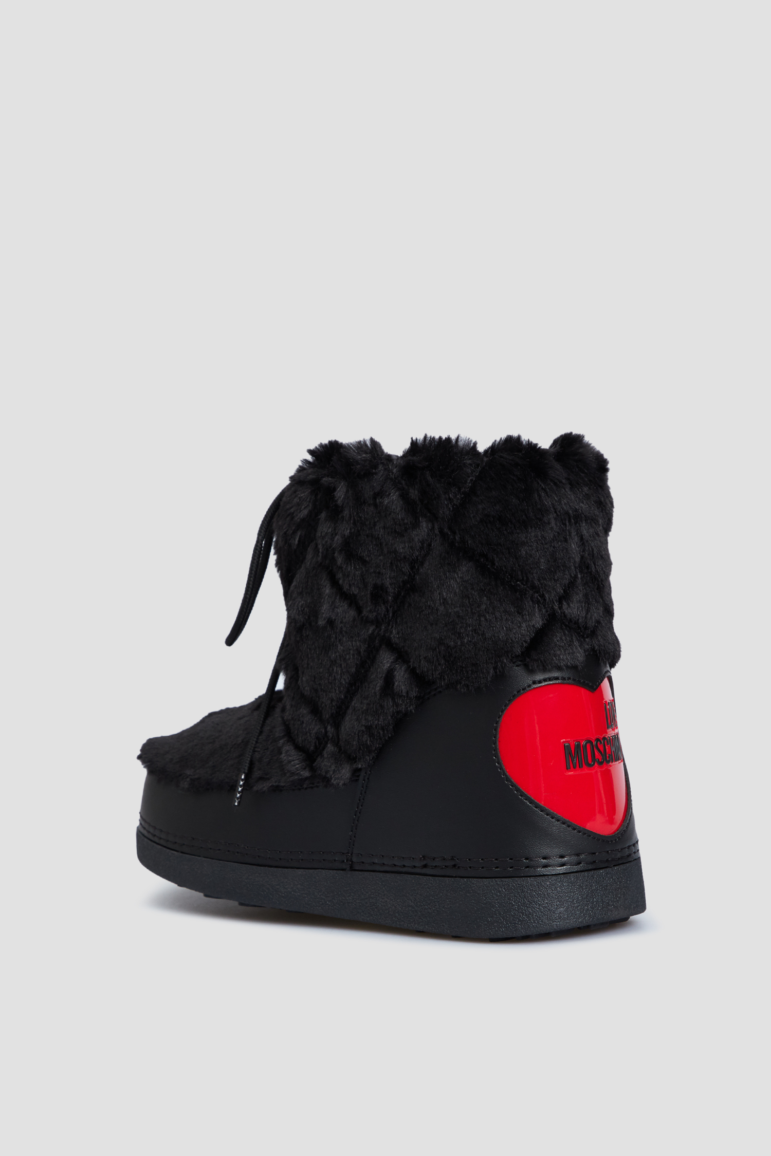 Женские черные полусапоги Moschino JA24232G0H.JW0;000