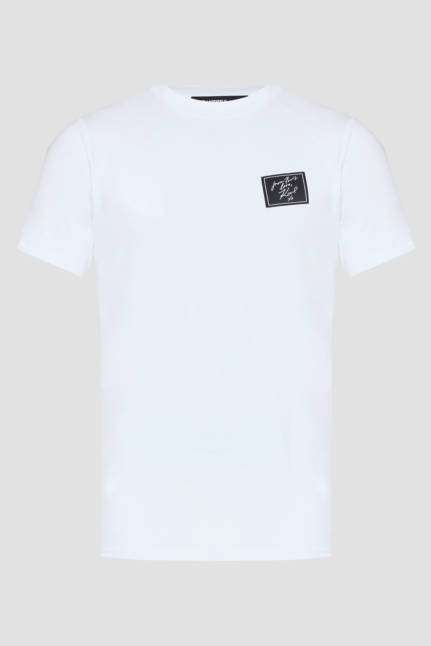 Мужская белая футболка Karl Lagerfeld 554235.755421;10