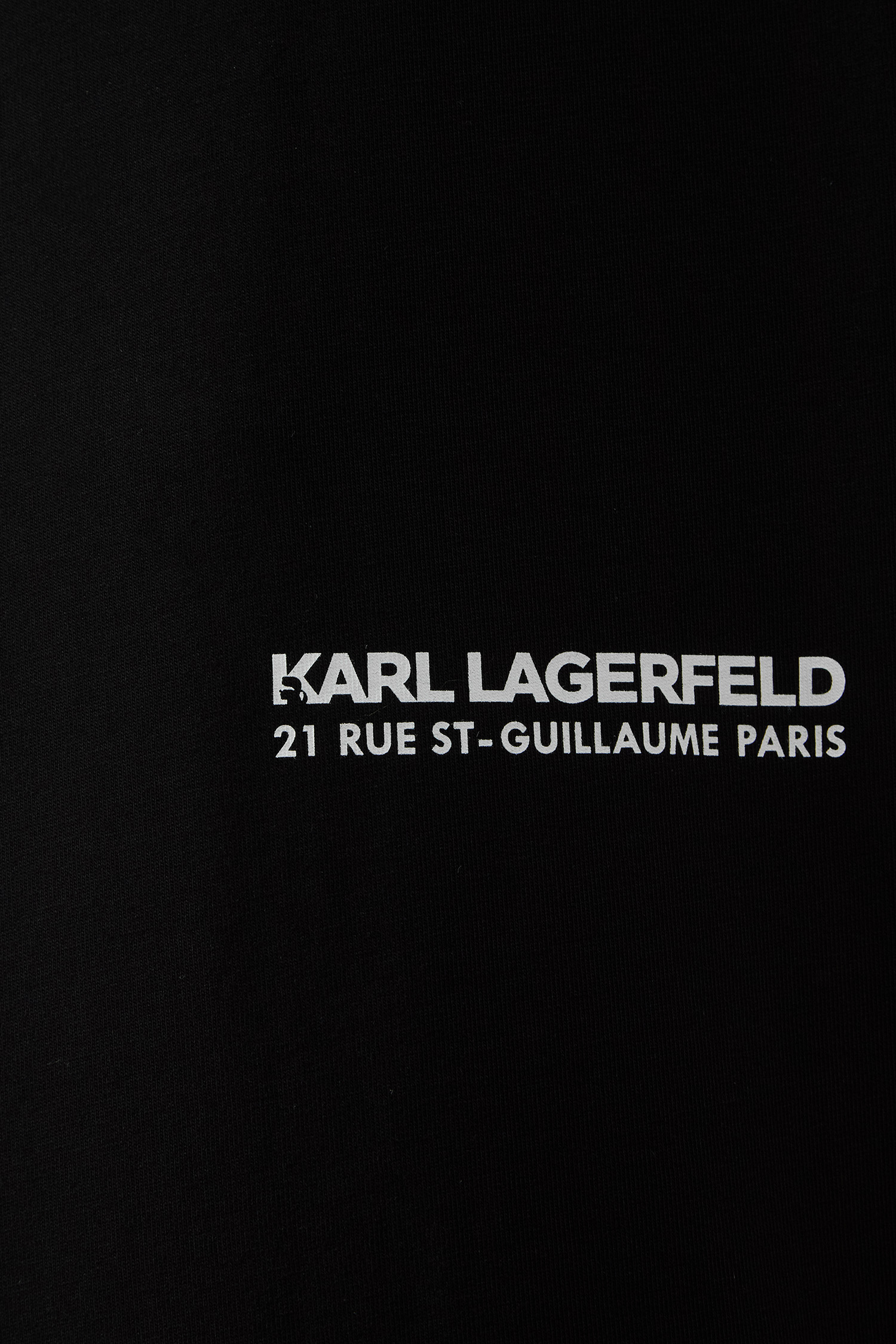 Чоловіча чорна футболка Karl Lagerfeld 551230.755192;990