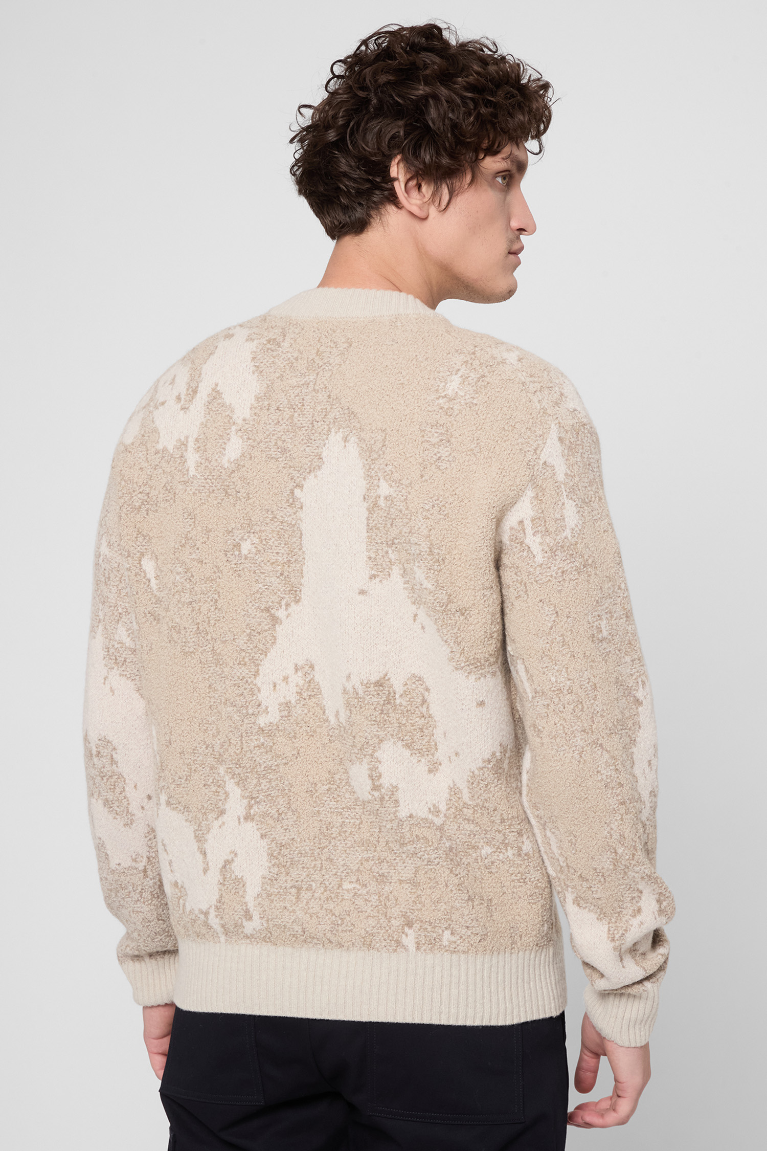 Чоловічий бежевий светр BOSS 50548668;271