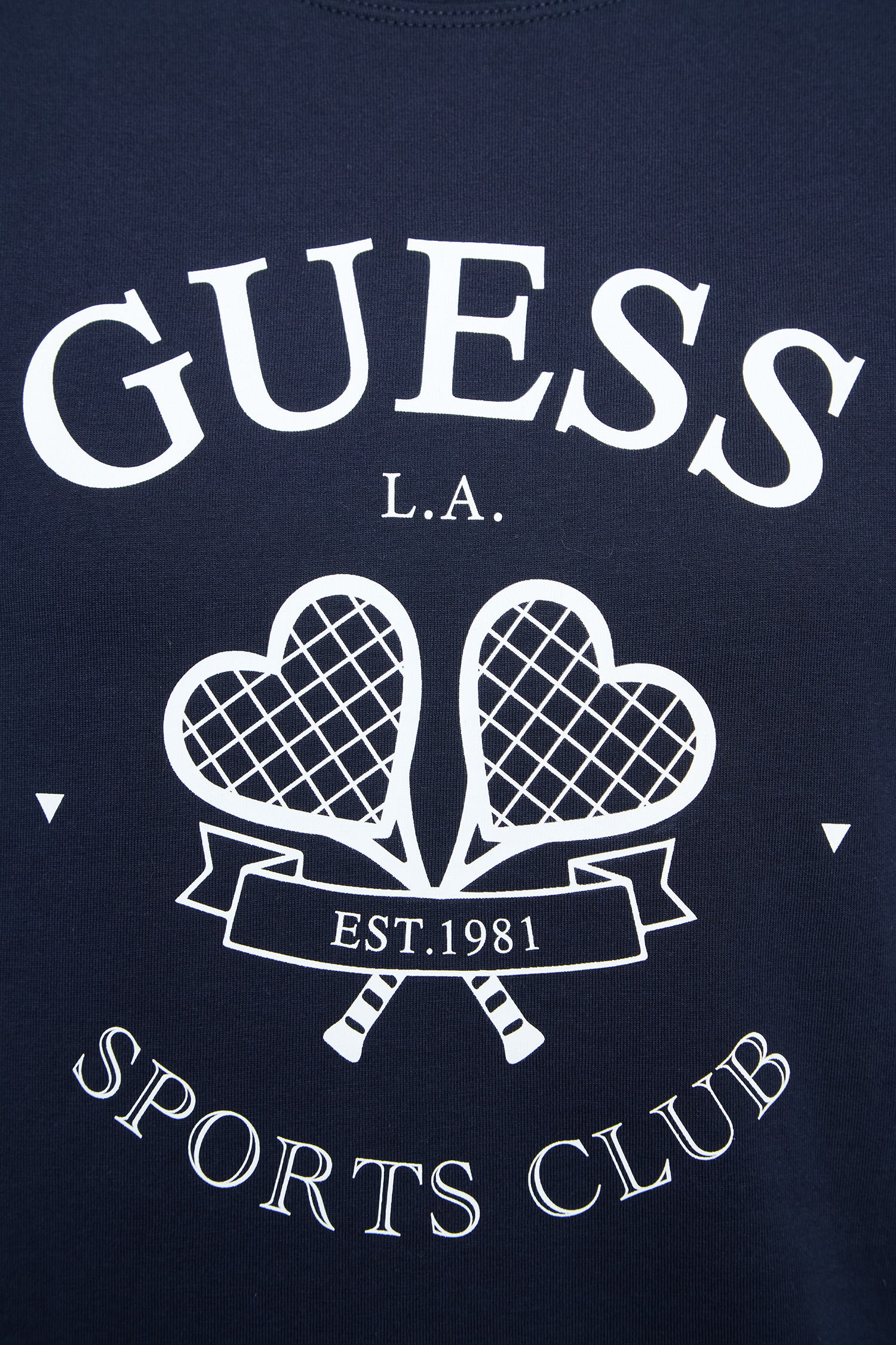 Жіноча темно-синя футболка Guess V5GI04.I3Z14;A71W