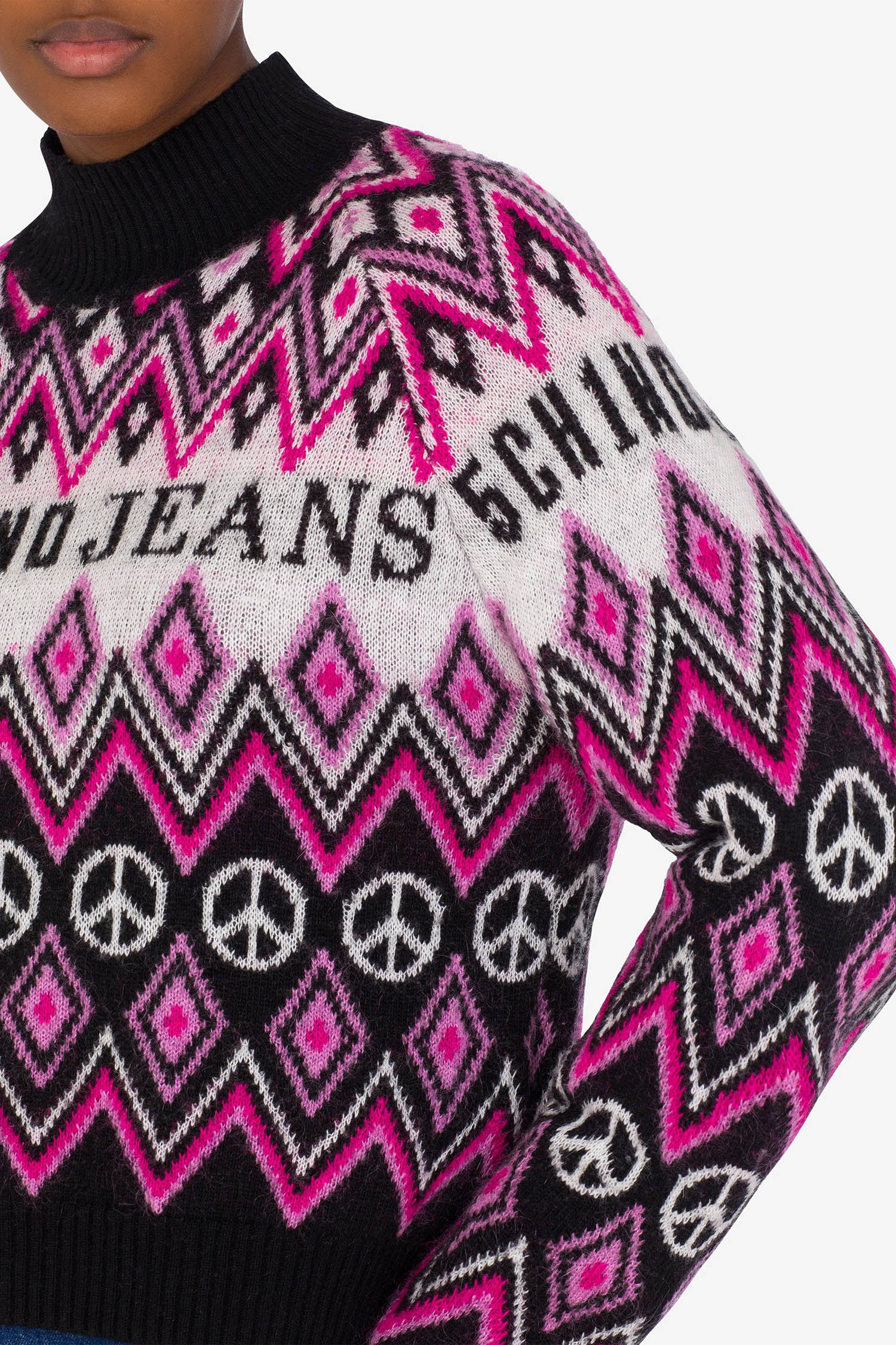 Жіночий светр з візерунком Moschino J0933.8709;2555