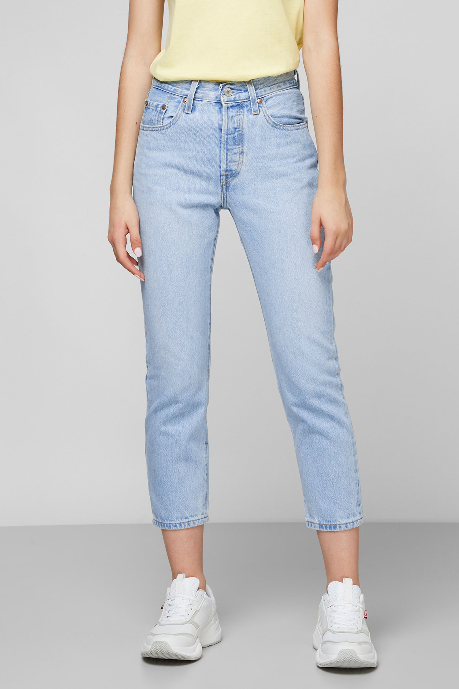 Блакитні джинси 501® Original Cropped для дівчат Levi’s® 36200;0124