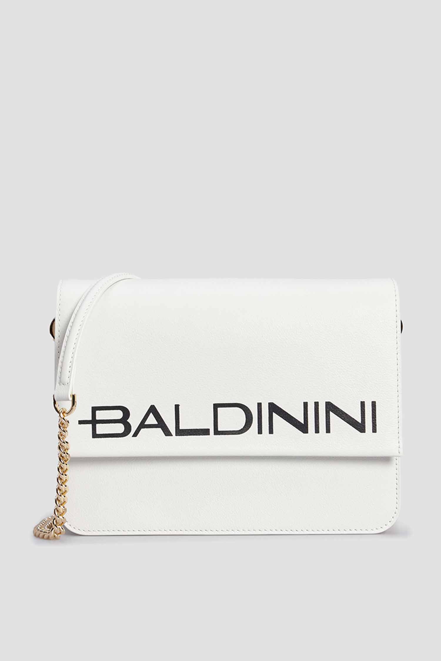 Жіноча біла шкіряна сумка Baldinini G2DPWGA40102;010