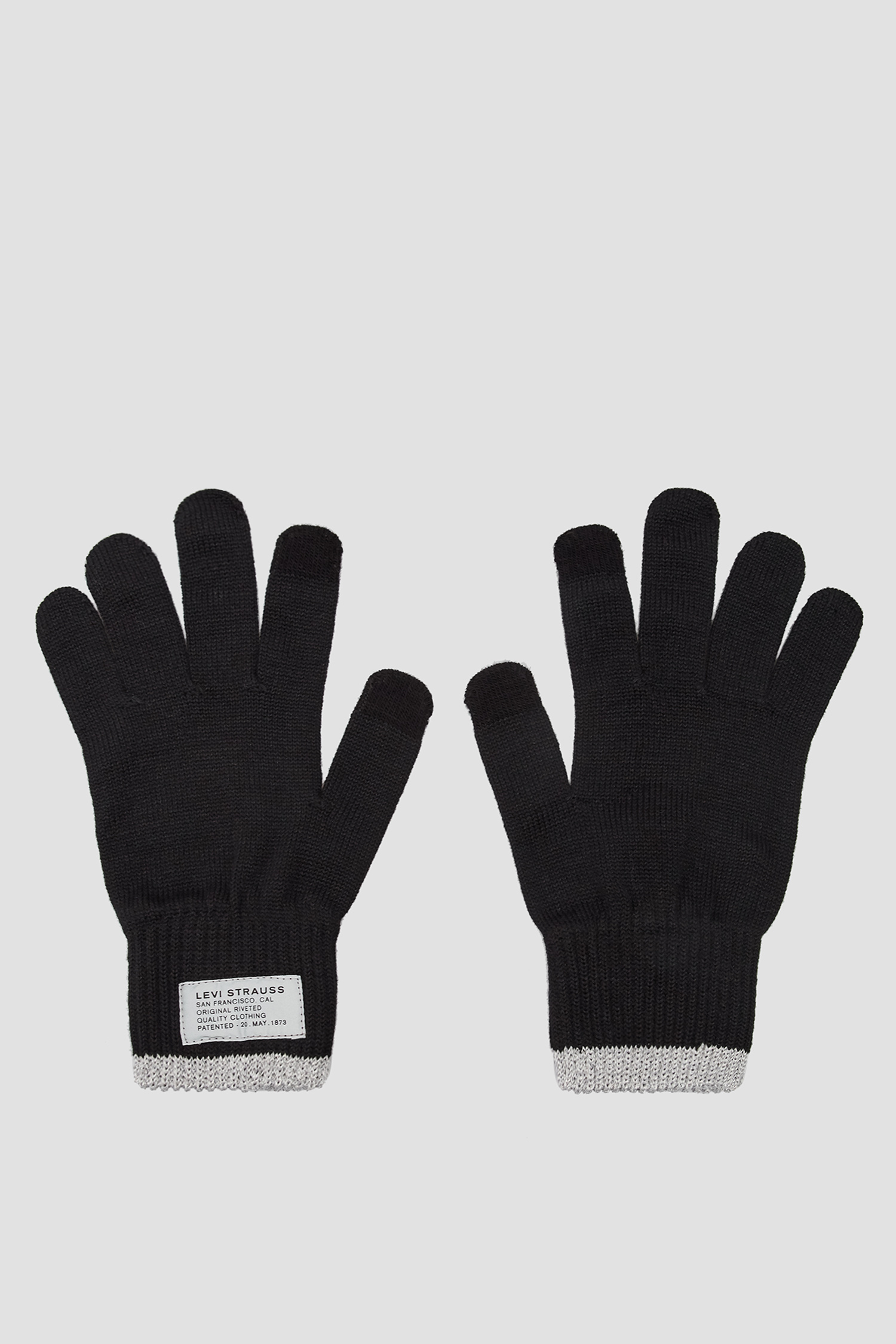 Черные перчатки для парней Levi’s® 233791;208.59