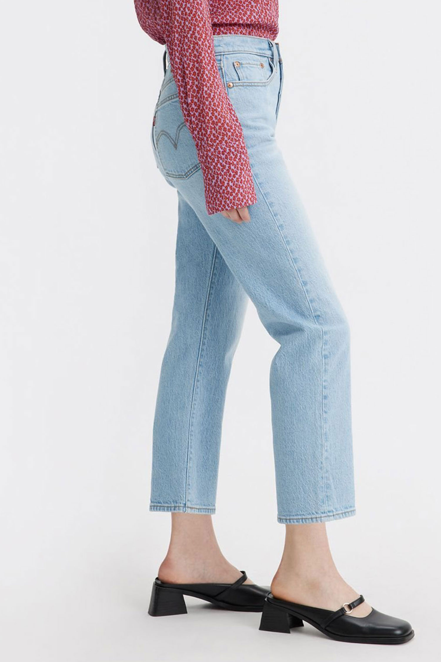 Женские голубые джинсы Wedgie Straight Levi’s® 34964;0196