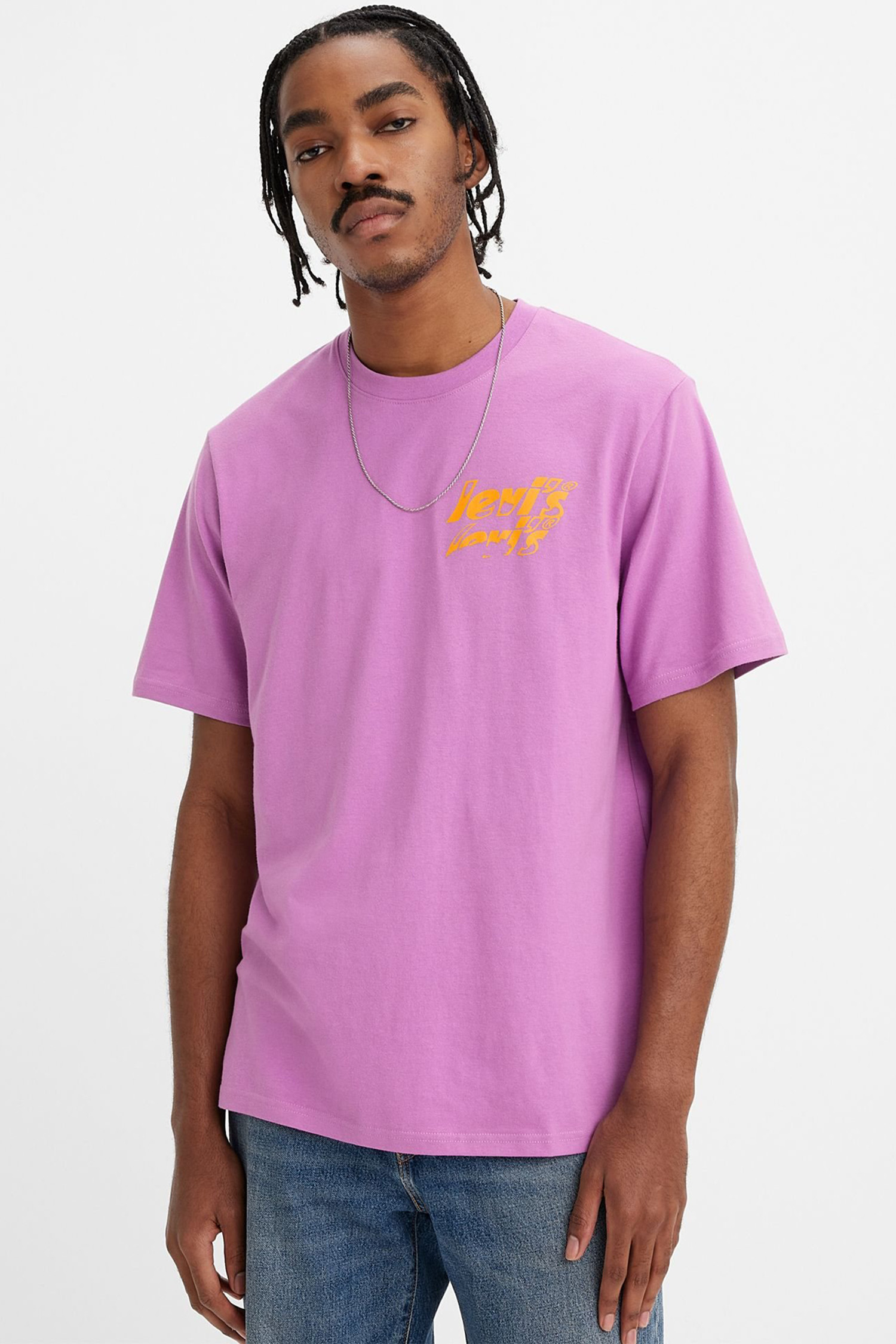 Мужская фиолетовая футболка Levi’s® 16143;0934