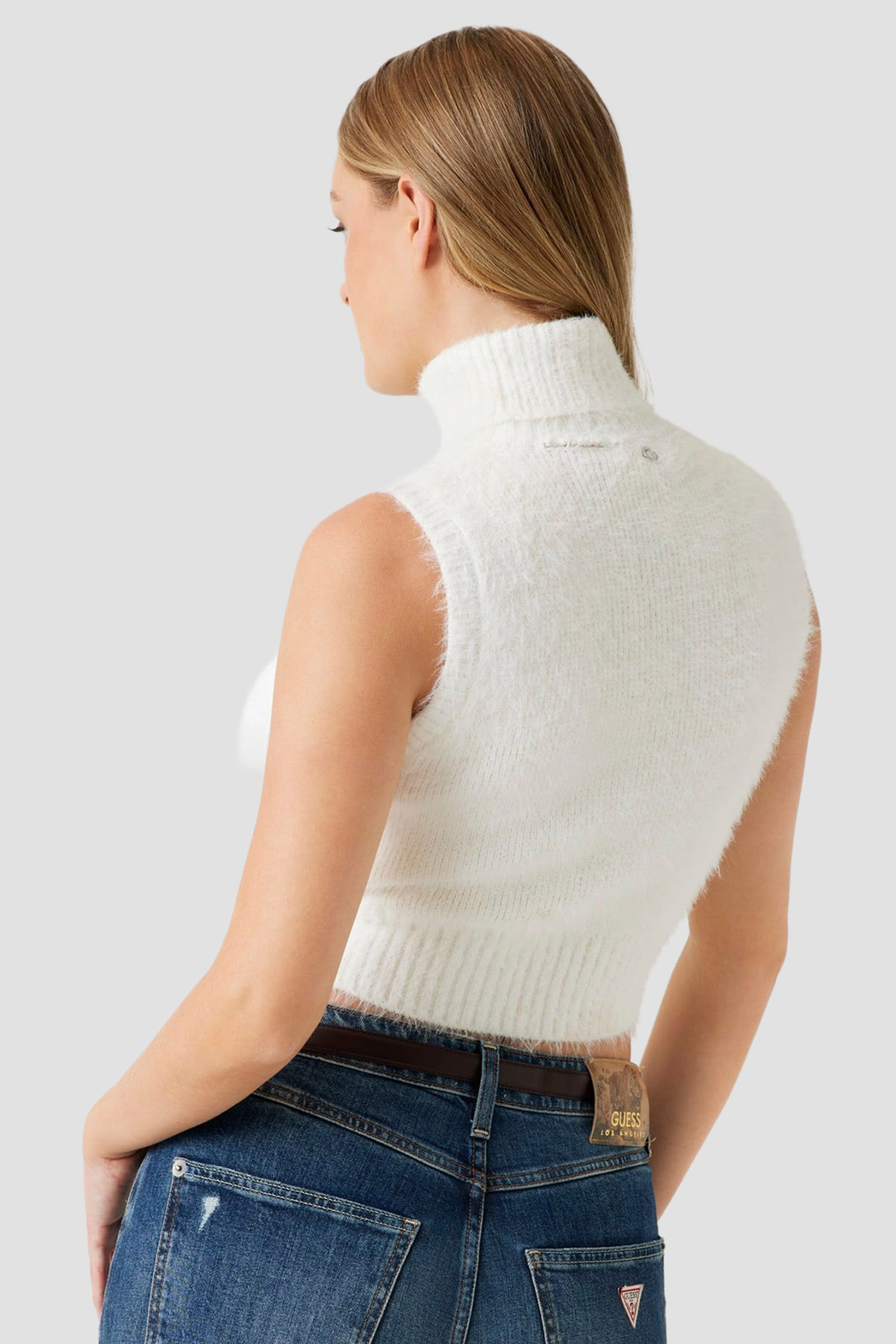 Женский белый топ Guess W5BR57.Z3BH0;G1O6