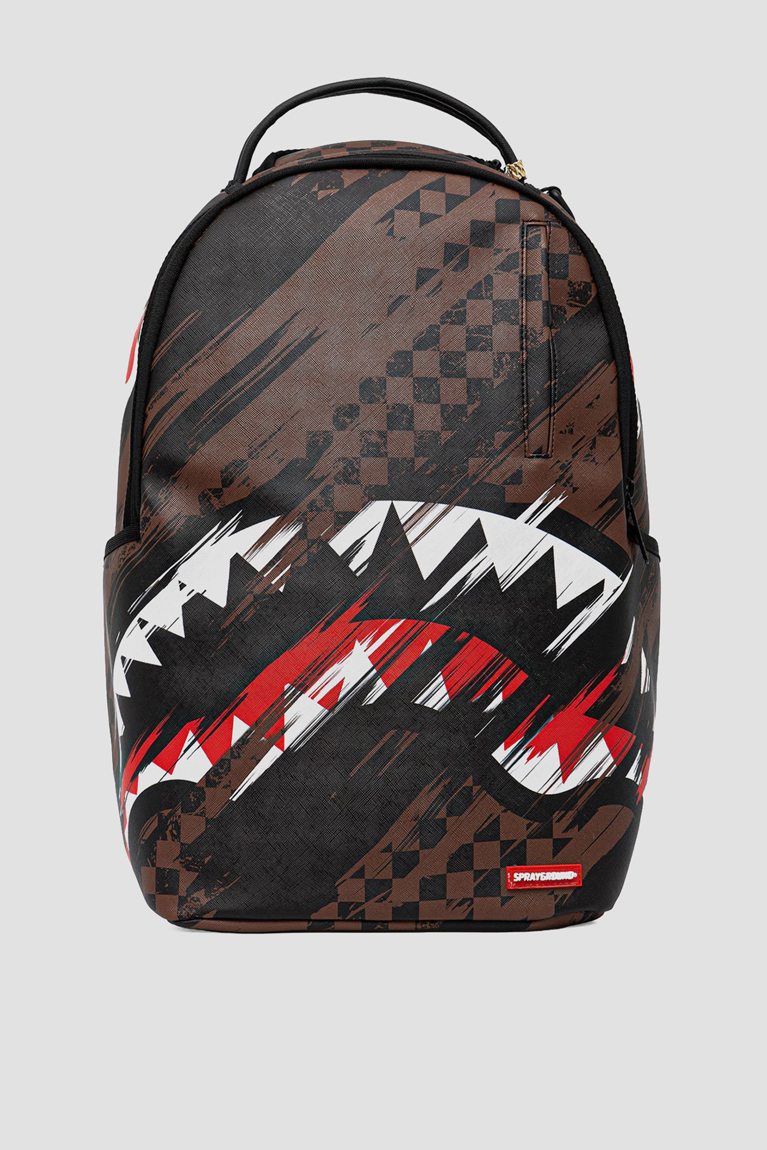 Коричневый рюкзак с узором SPRAYGROUND 910B8556NSZ;0