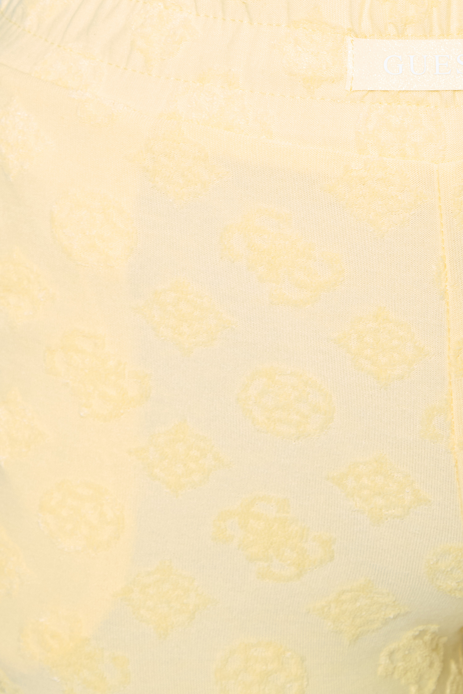 Дитячі жовті шорти з візерунком Guess Kids J5GD44.KCT02;F26X