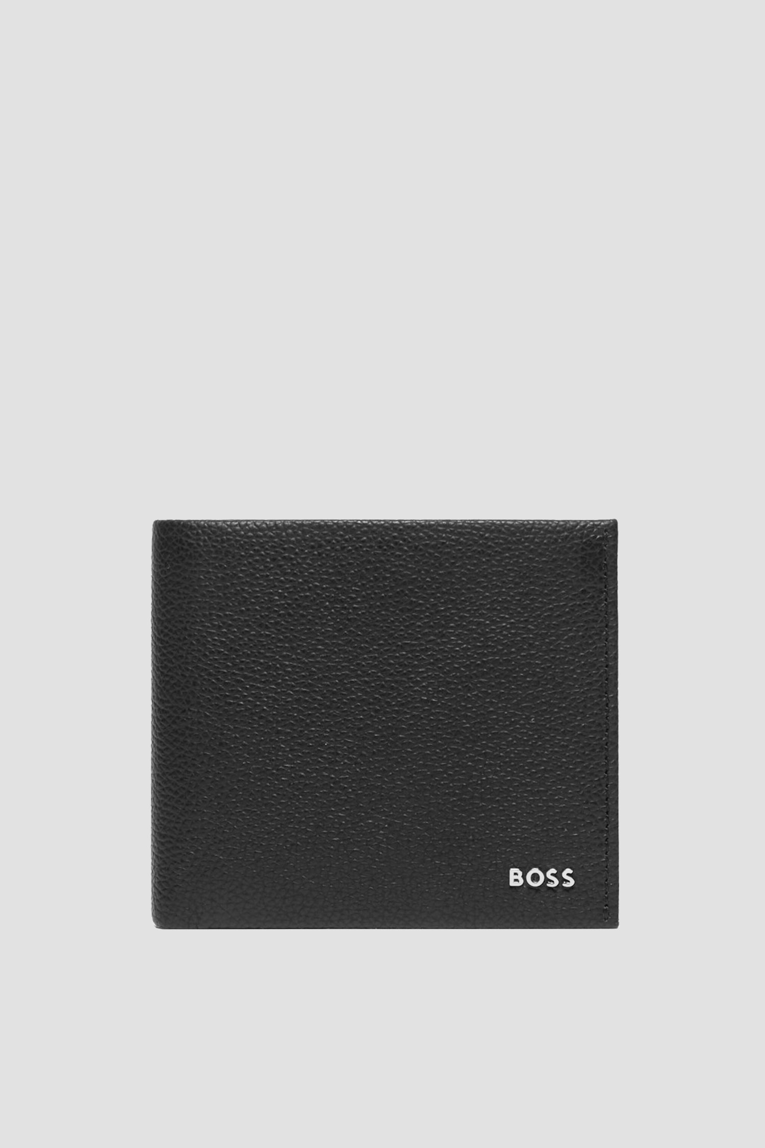 Мужской черный кожаный кошелек BOSS 50499270;001