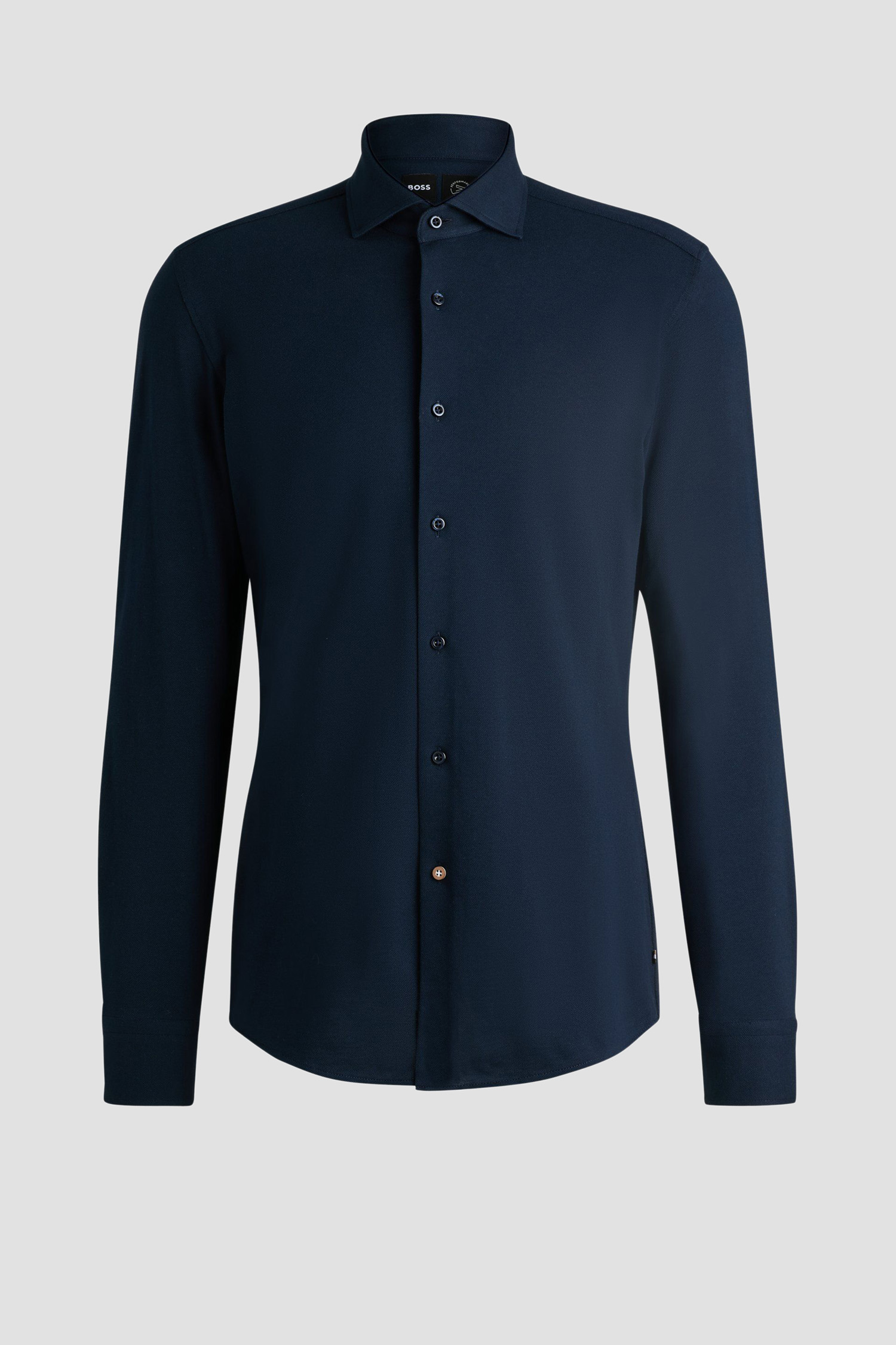 Мужская темно-синяя рубашка BOSS 50527675;404