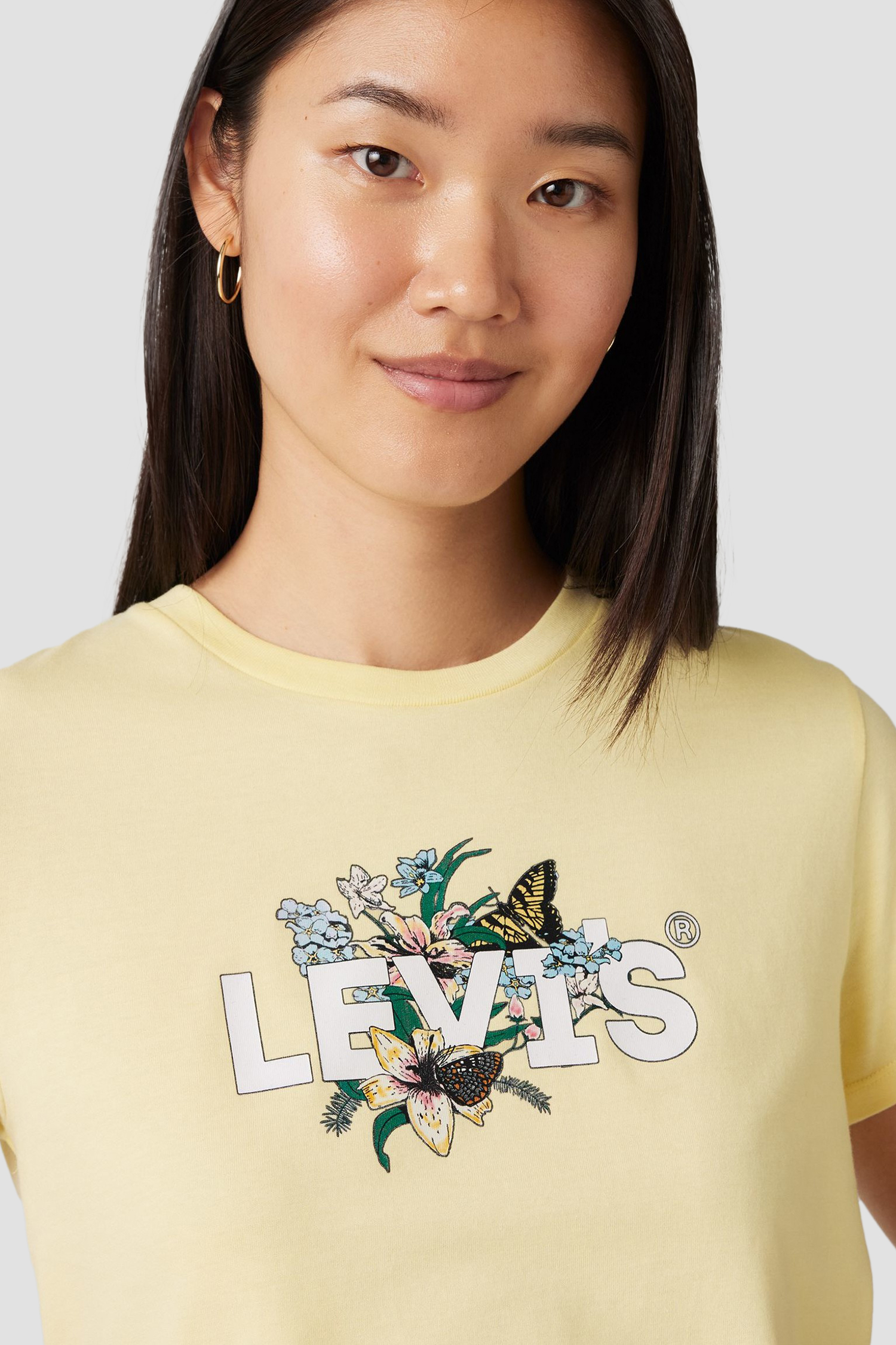Женская желтая футболка Levi’s® 17369;3019