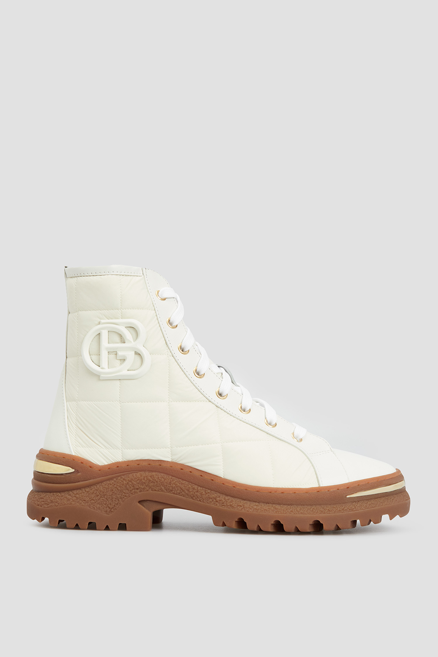 Белые ботинки для девушек Baldinini D2BM14VINY;LTLT