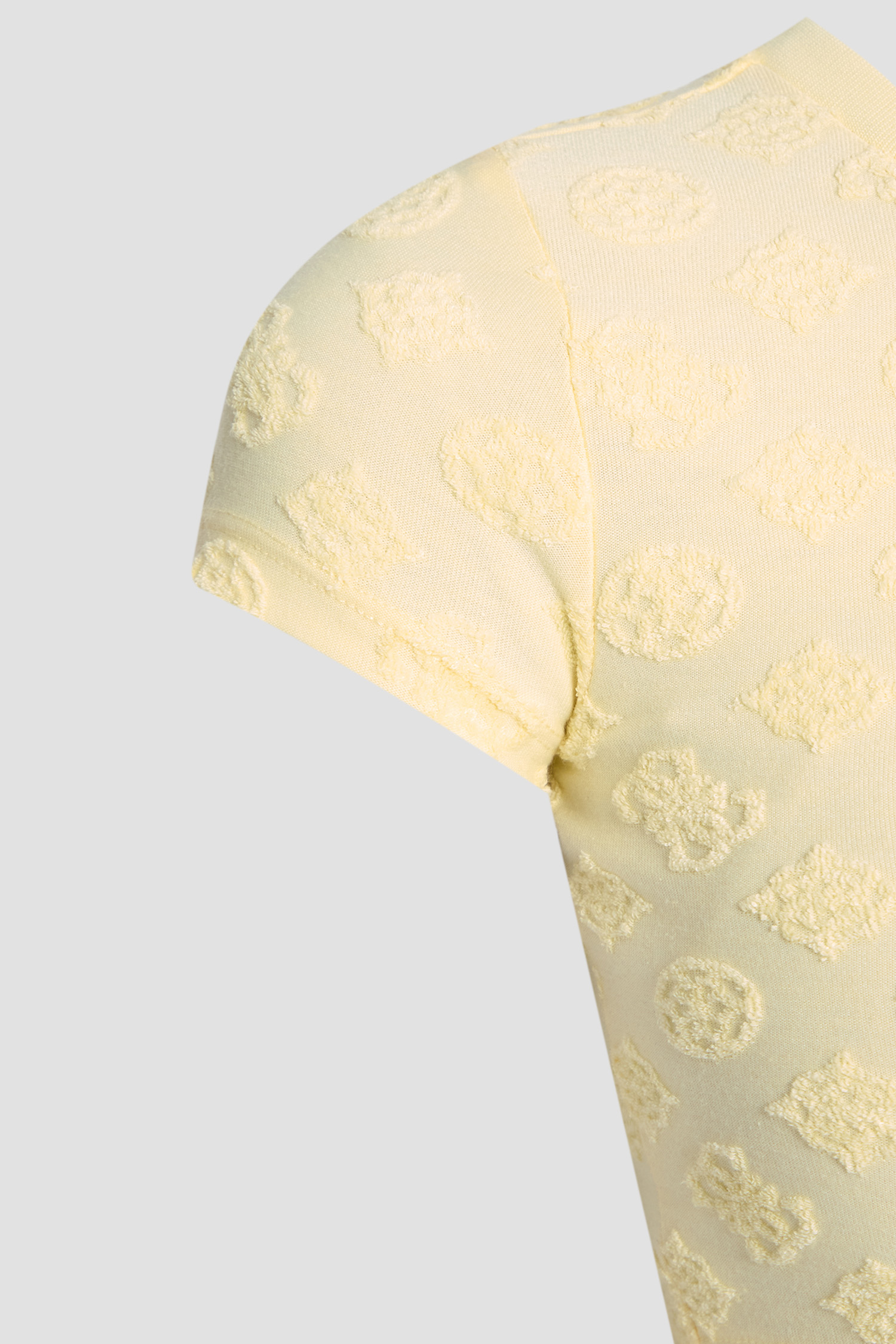 Детский желтый топ с узором Guess Kids J5GP04.KCT02;F26X