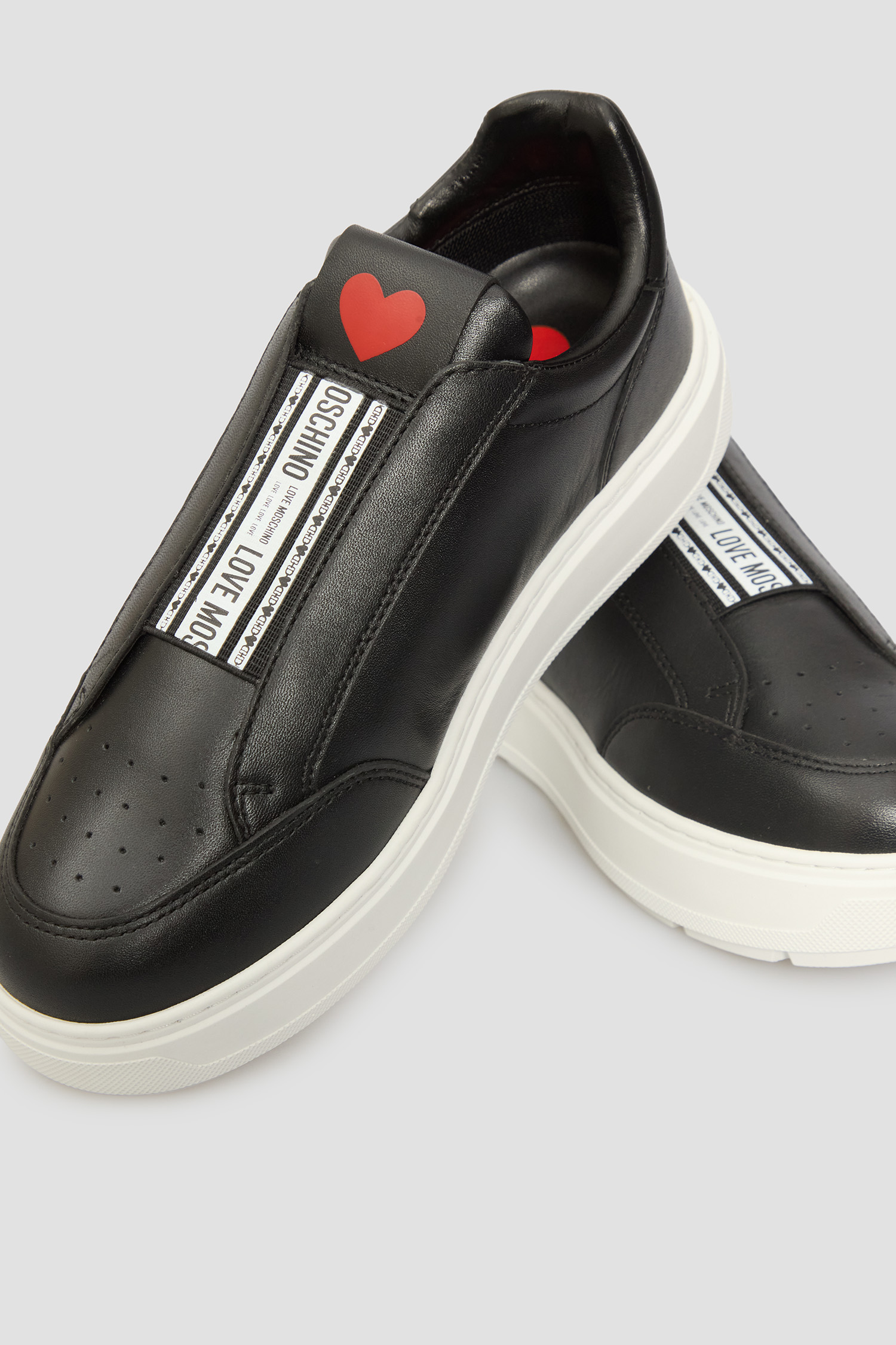 Жіночі чорні шкіряні сліпони Moschino JA15104G1N.IA0;000