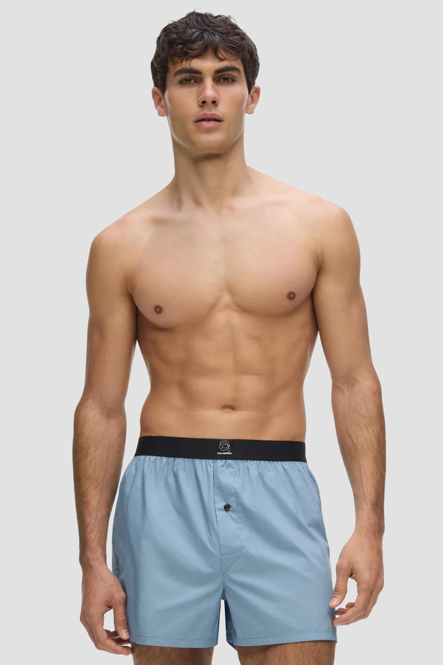 Чоловічі сині труси (3 шт) Karl Lagerfeld B3M47007;B55