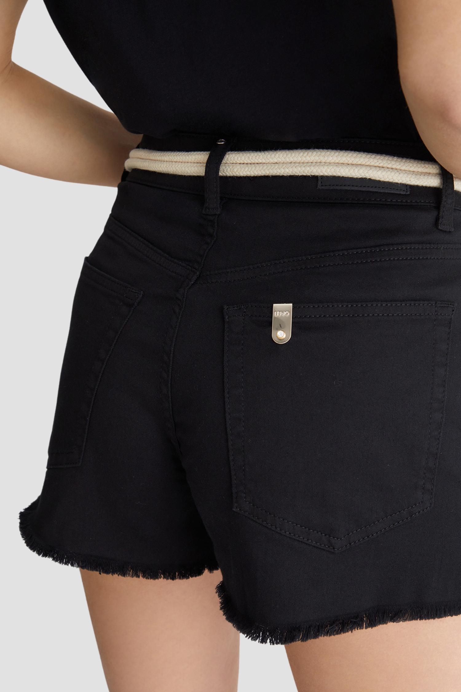 Женские черные шорты Liu Jo MA4302.T4033;N9405