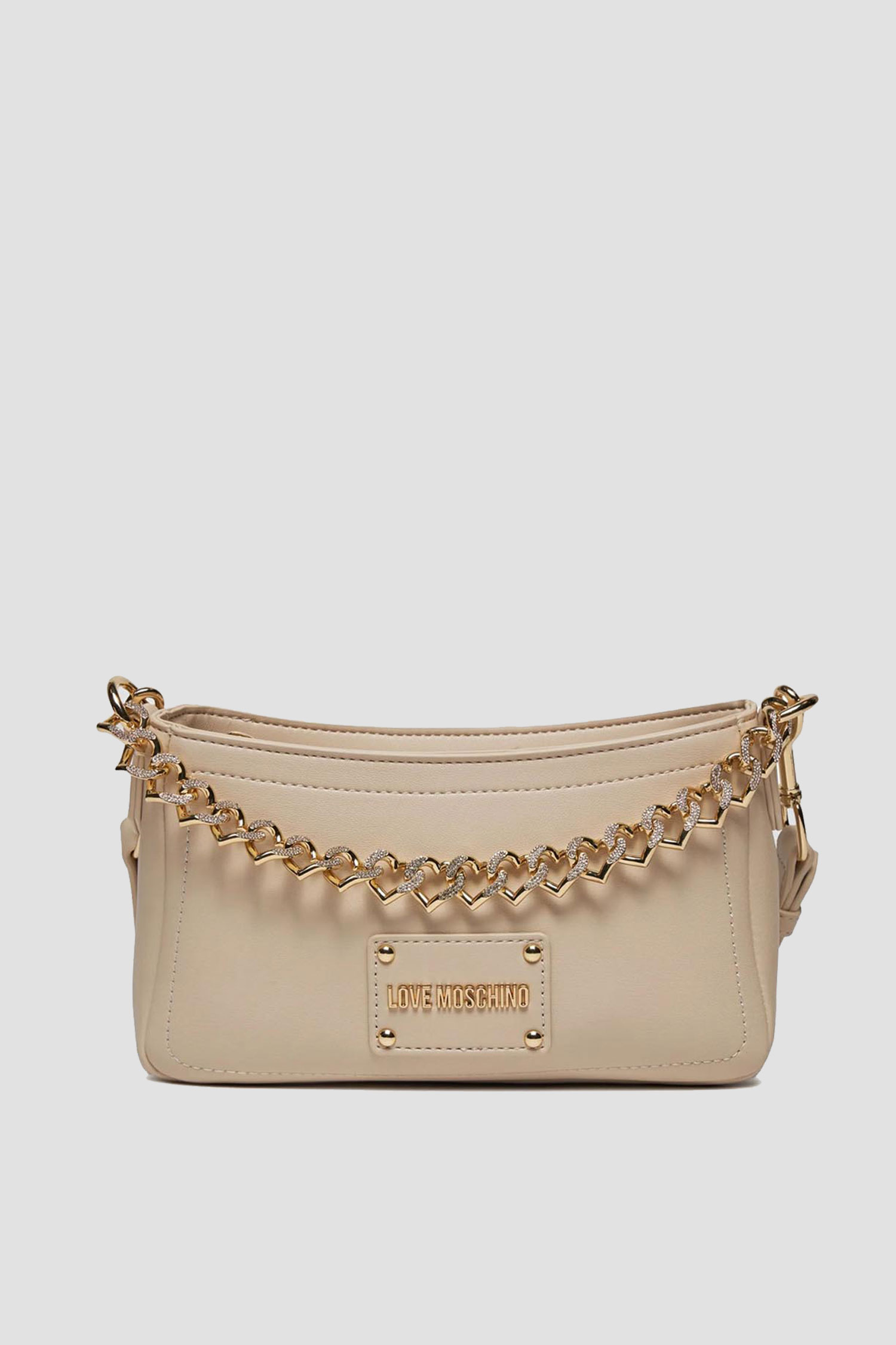 Жіноча бежева сумка Moschino JC4124PP1I.LN1;11A