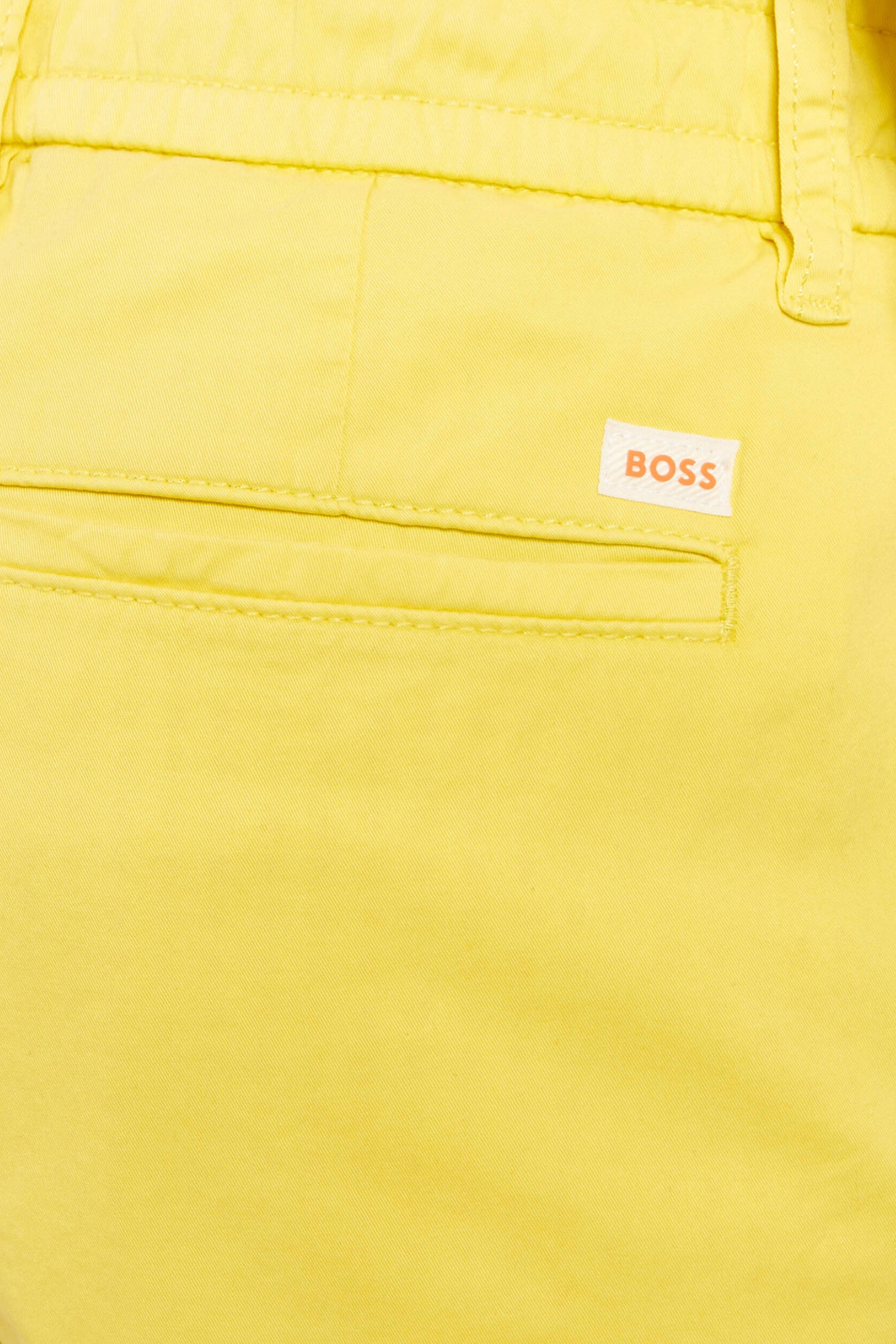 Мужские желтые шорты BOSS 50509481;737