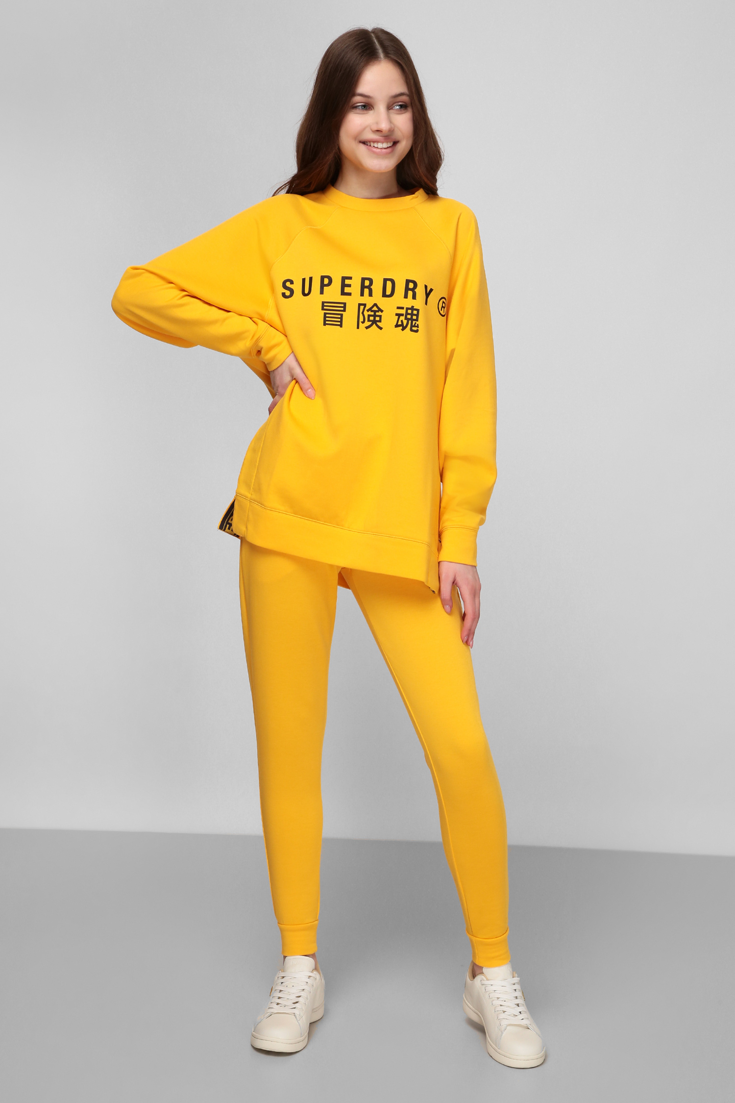Жовті спортивні штани для дівчат SuperDry WS310180A;K1K