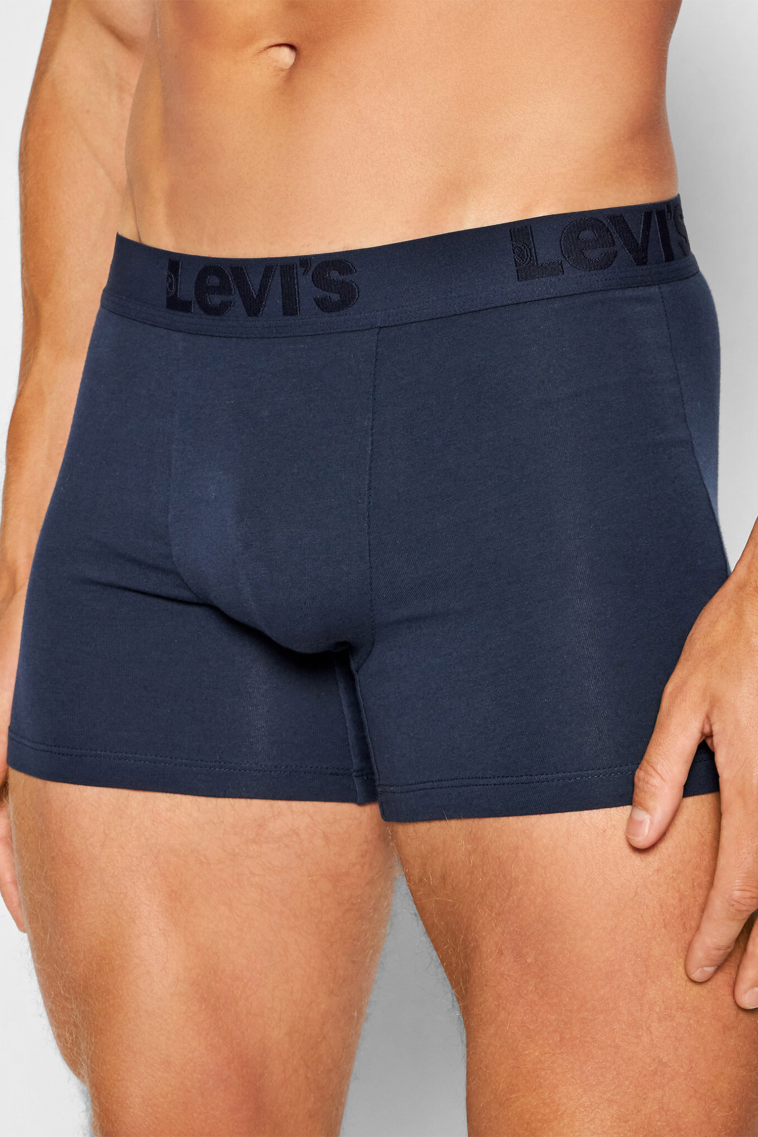 Чоловічі темно-сині боксери (3 шт) Levi’s® 905045001;002
