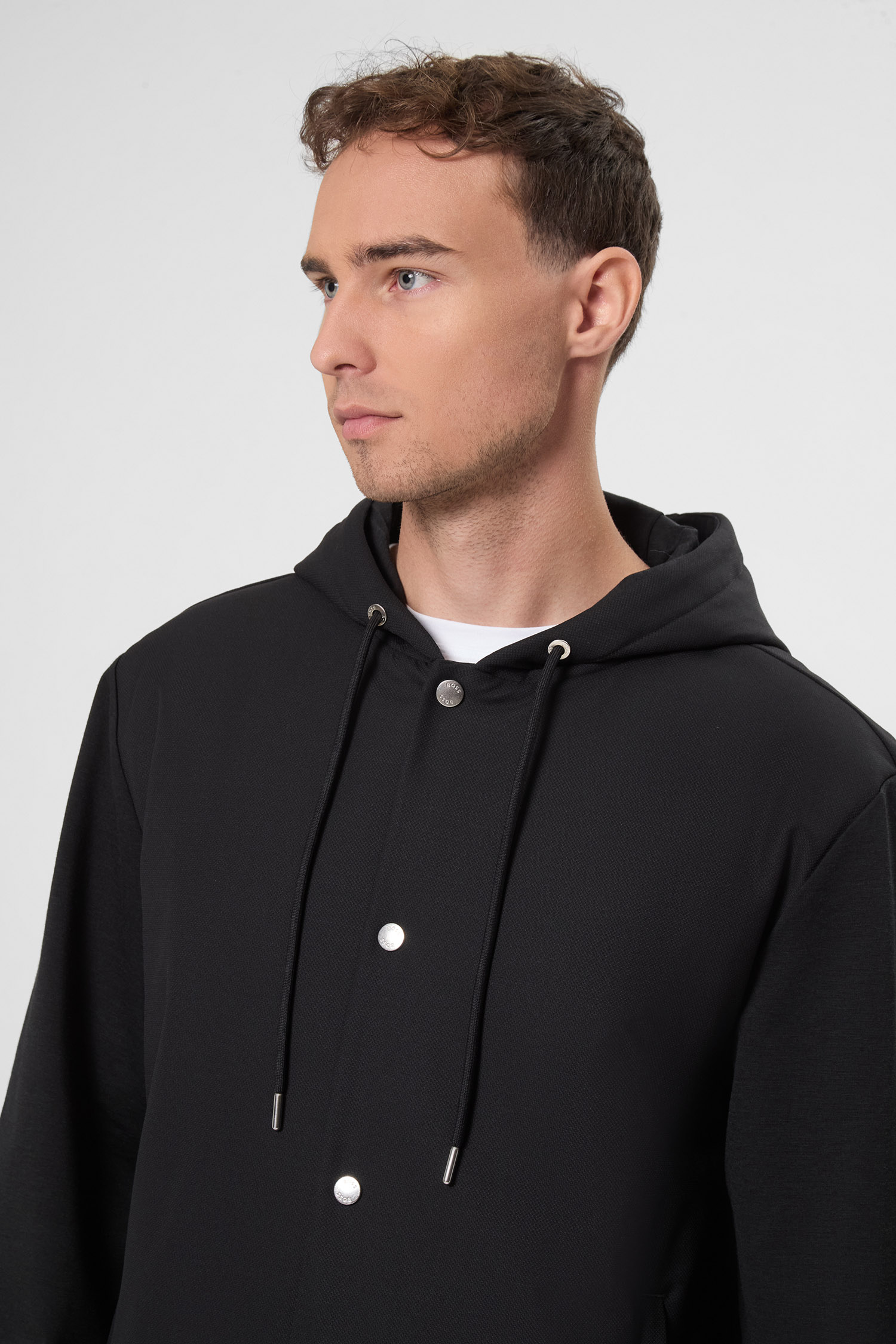 Мужская черная кофта BOSS 50543385;001