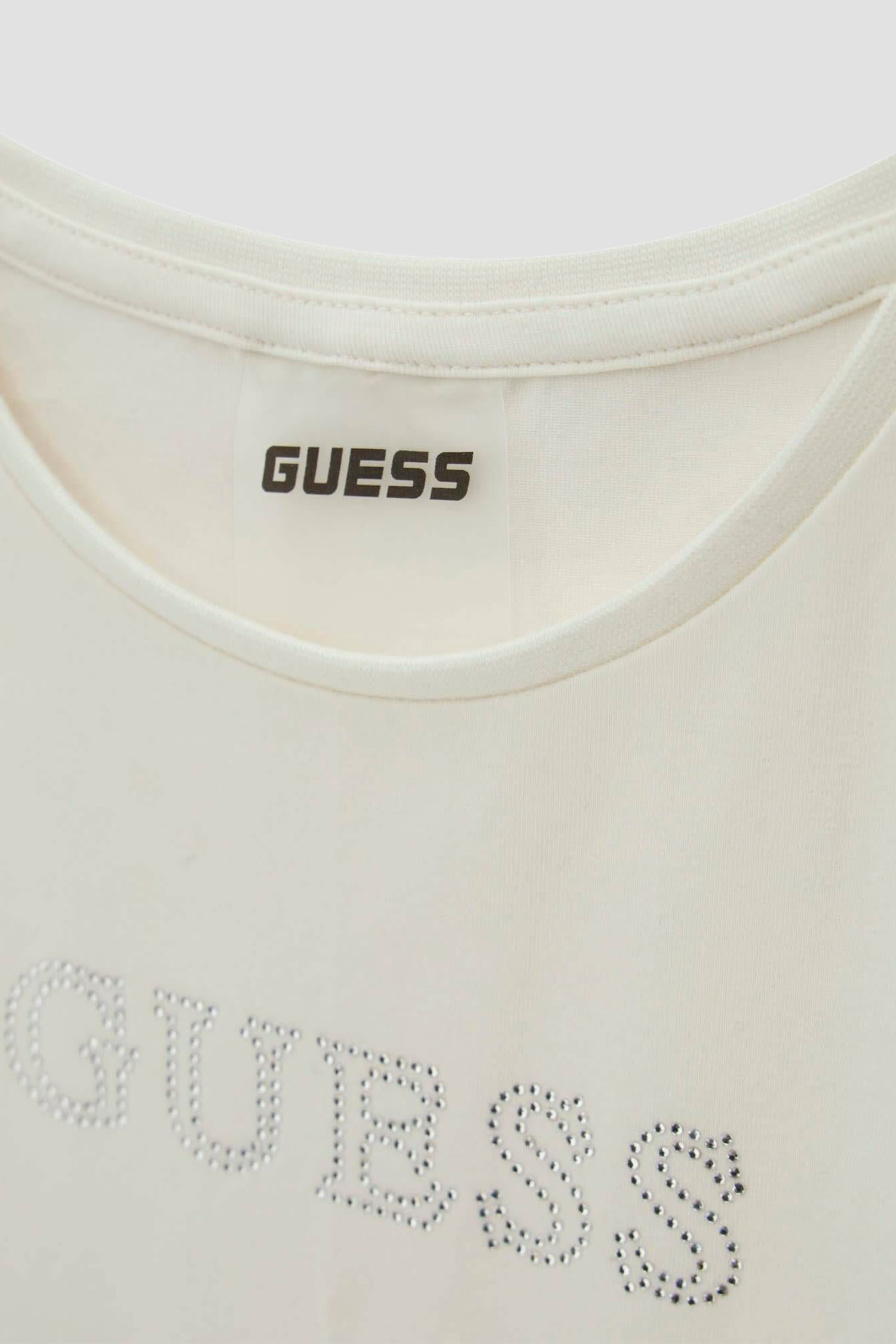 Детская бежевая футболка Guess Kids J4RI49.J1314;G018