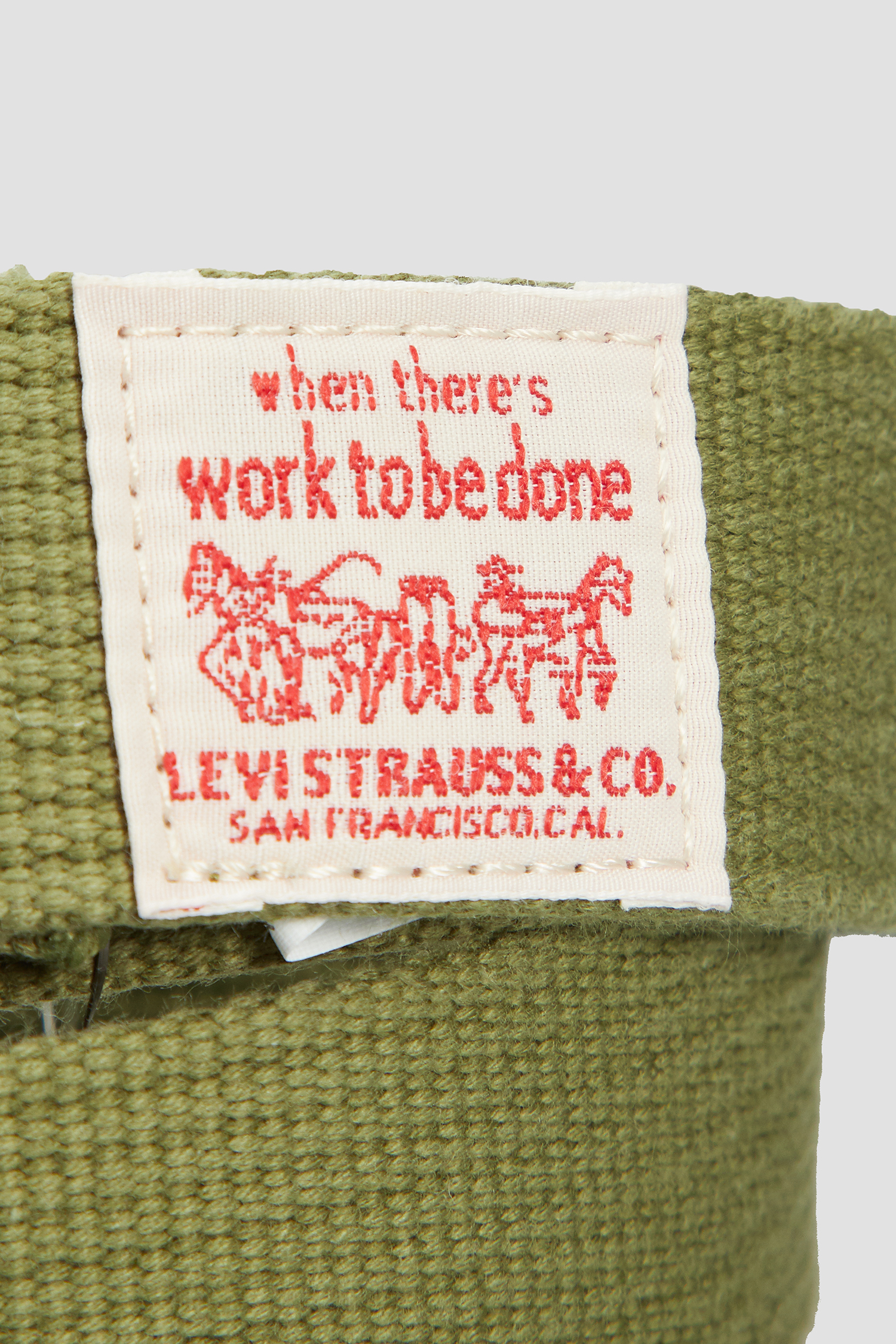 Levi Strauss & Co. スタジャン 緑 Levi's（リーバイス）の「Levi's/リーバイス ROWAN スタジアム