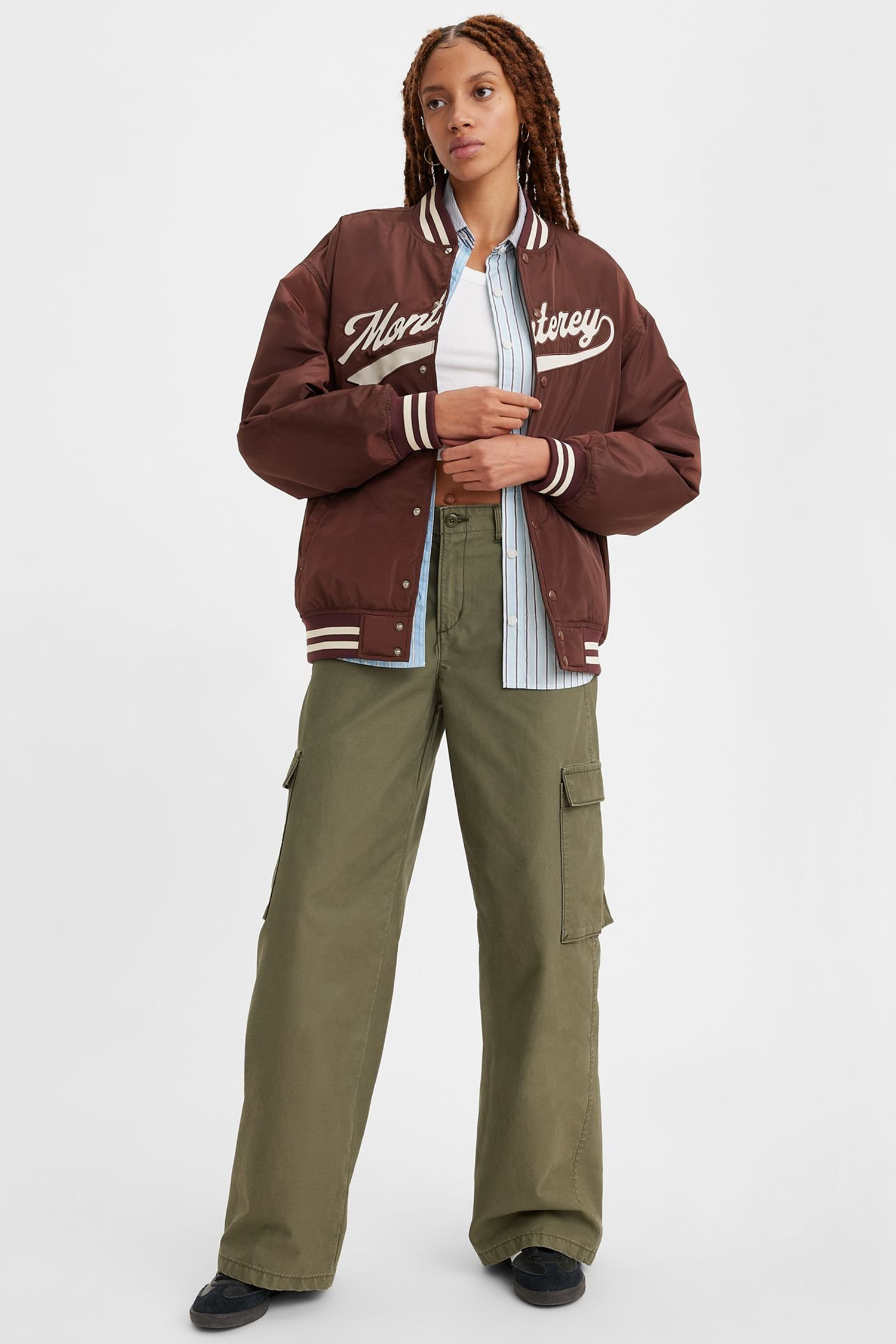 Женские оливковые карго Levi’s® A6077;0004