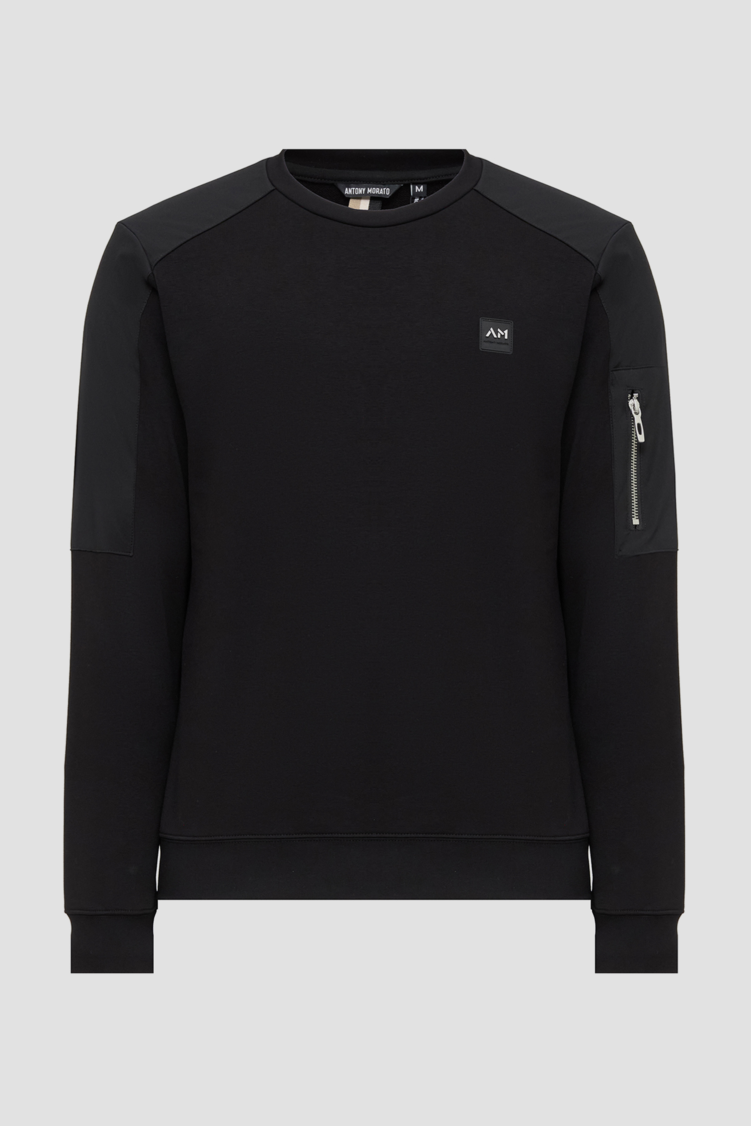 Чоловічий чорний світшот Antony Morato MMFL01123.FA150188;9000